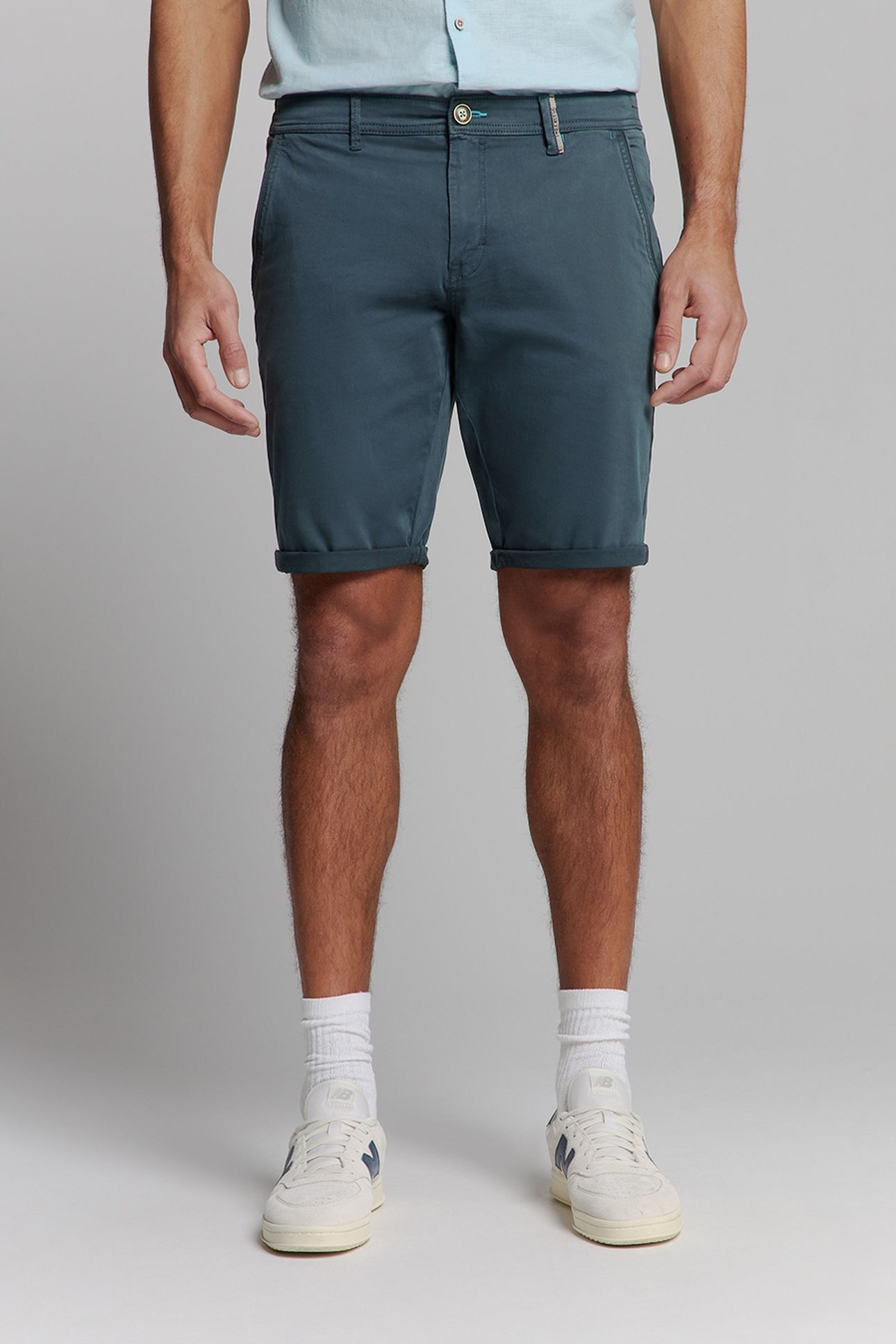 SHORT CHINO GARMENT DYED TWILL STRETCH NIGHT 1