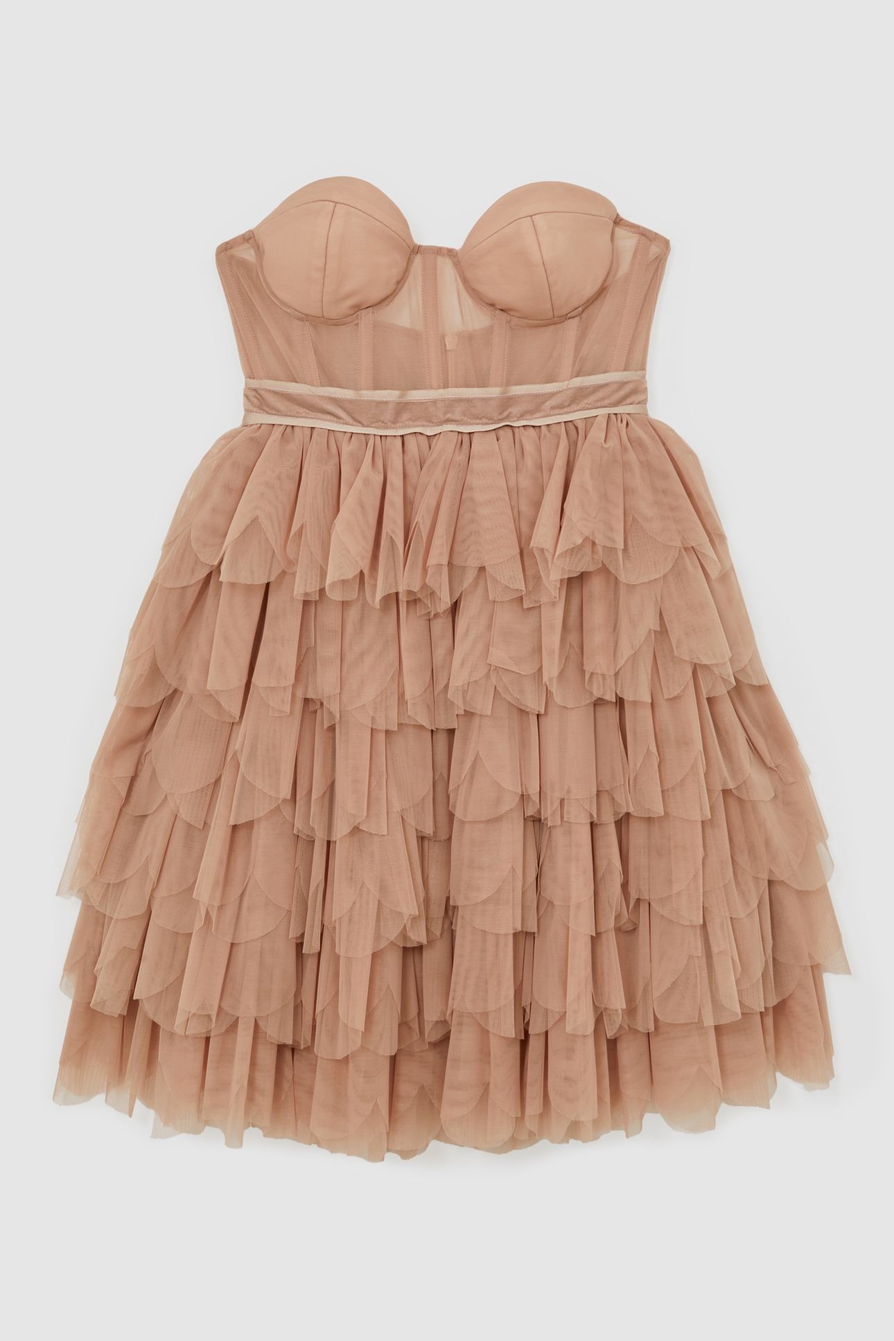 TULLE MINI DRESS PINK 3