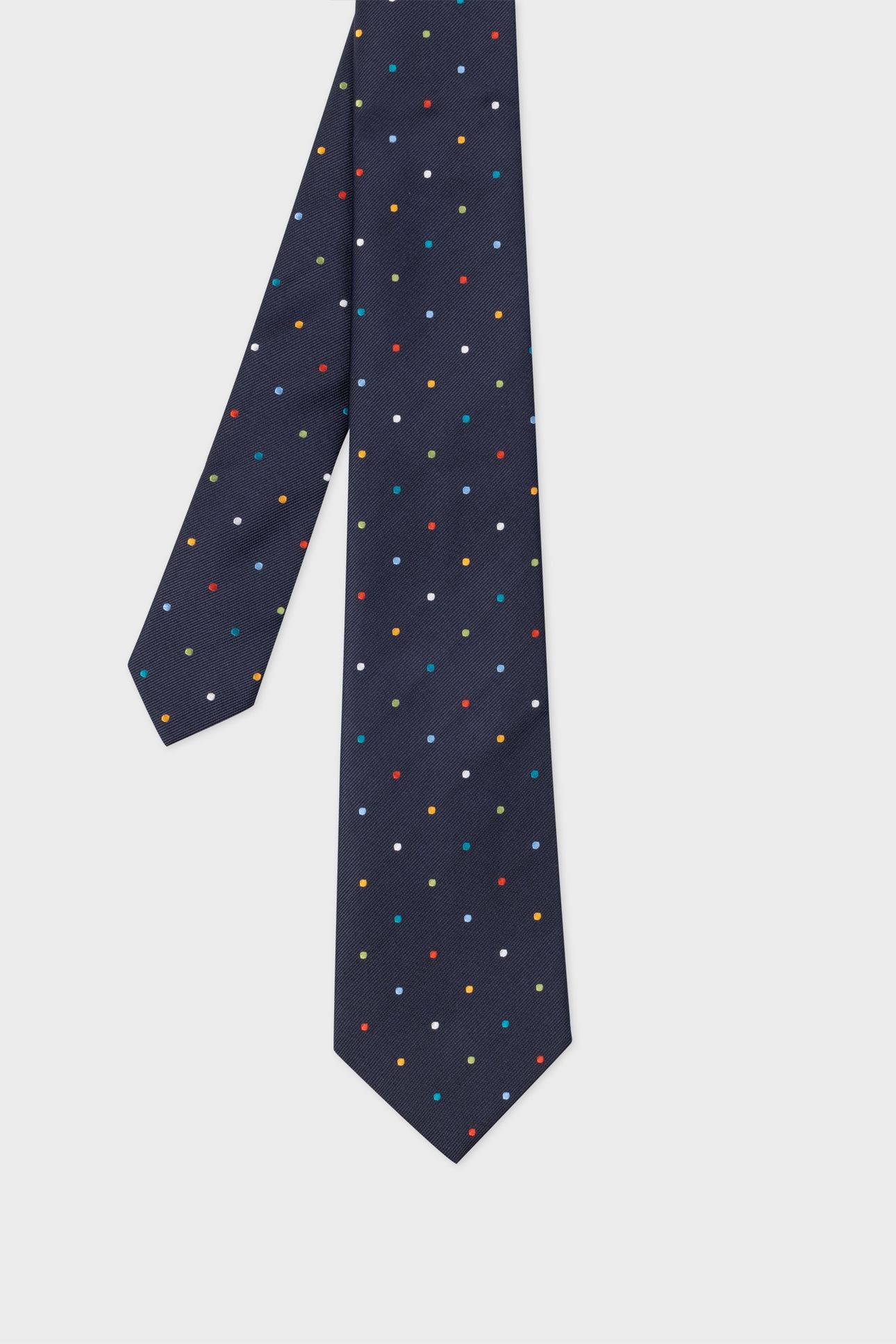 TIE MULTICOLR SPOT NAVY 1