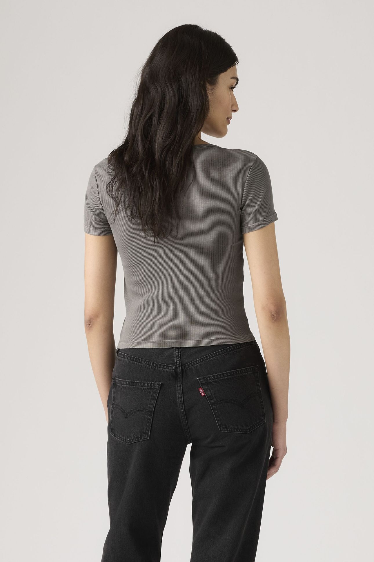 ESSENTIAL SQUARE NECK TEE BLACK 4