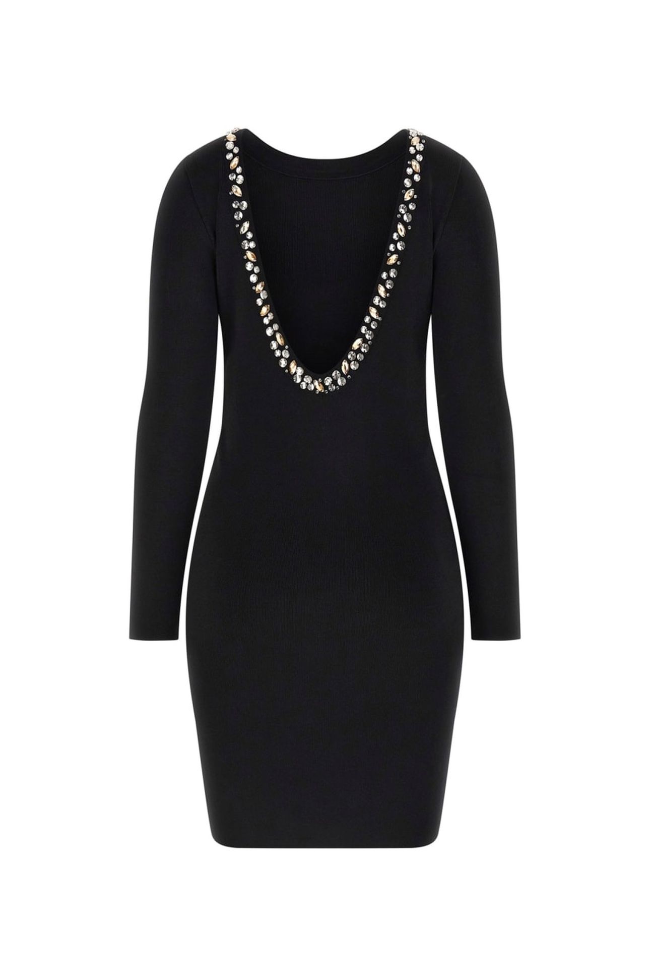 MARCIANO BY GUESS LAUREN BANDAGE DRESS JET BLACK 6