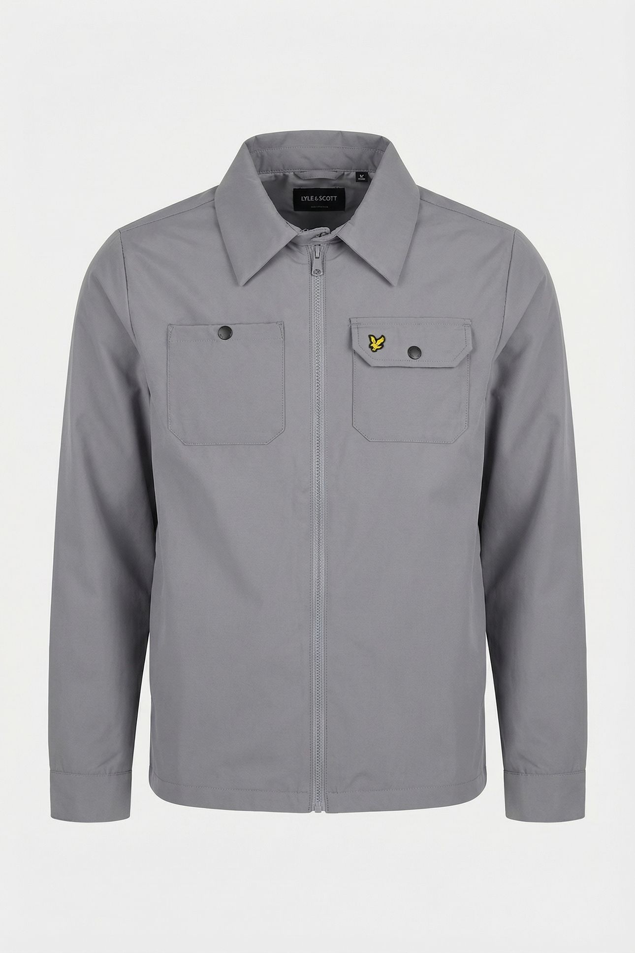 PADDED WOVEN OVERSHIRT SHARKSKIN 1