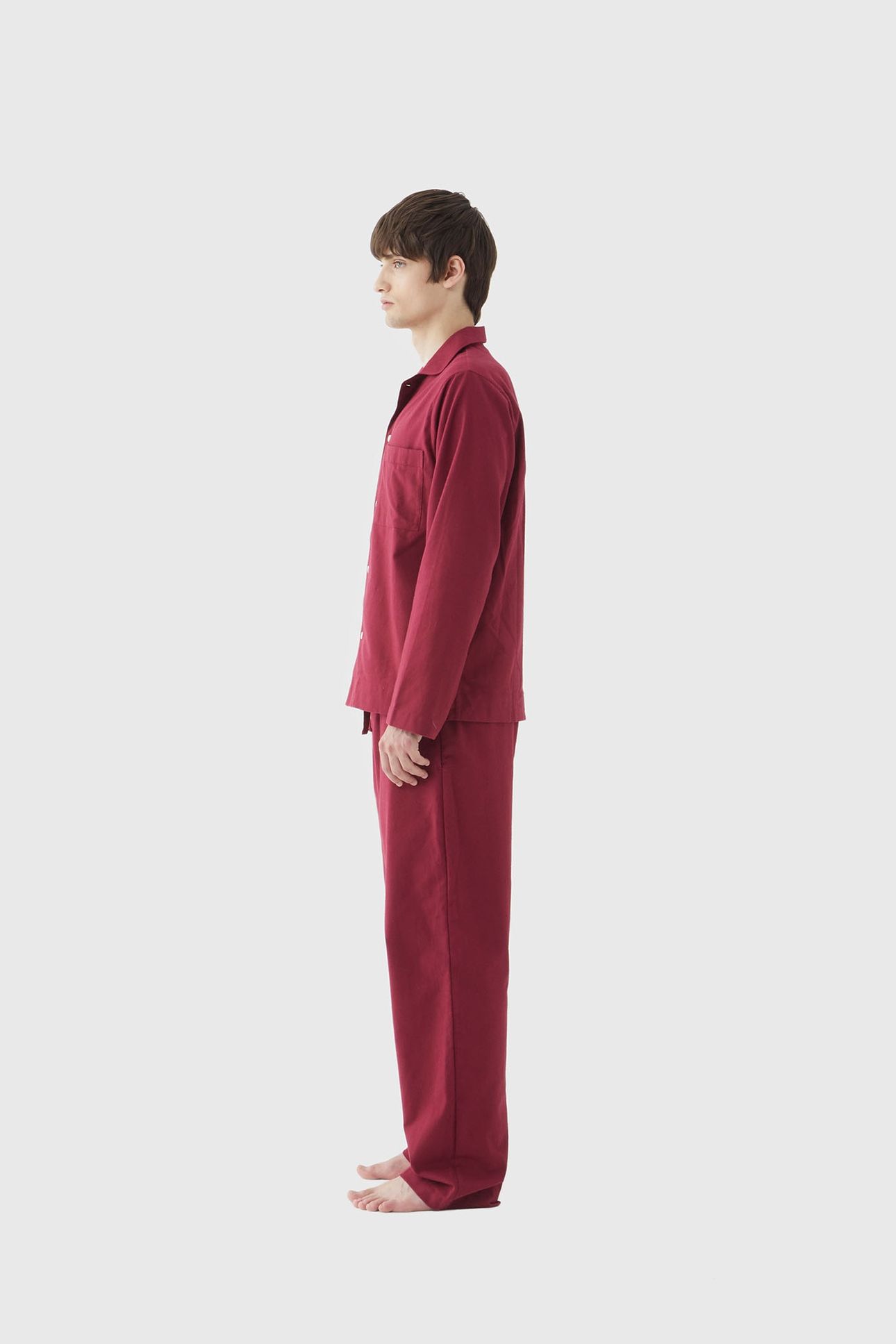 UNISEX FLANNEL, PYJAMAS SHIRT BEYOND RED 6