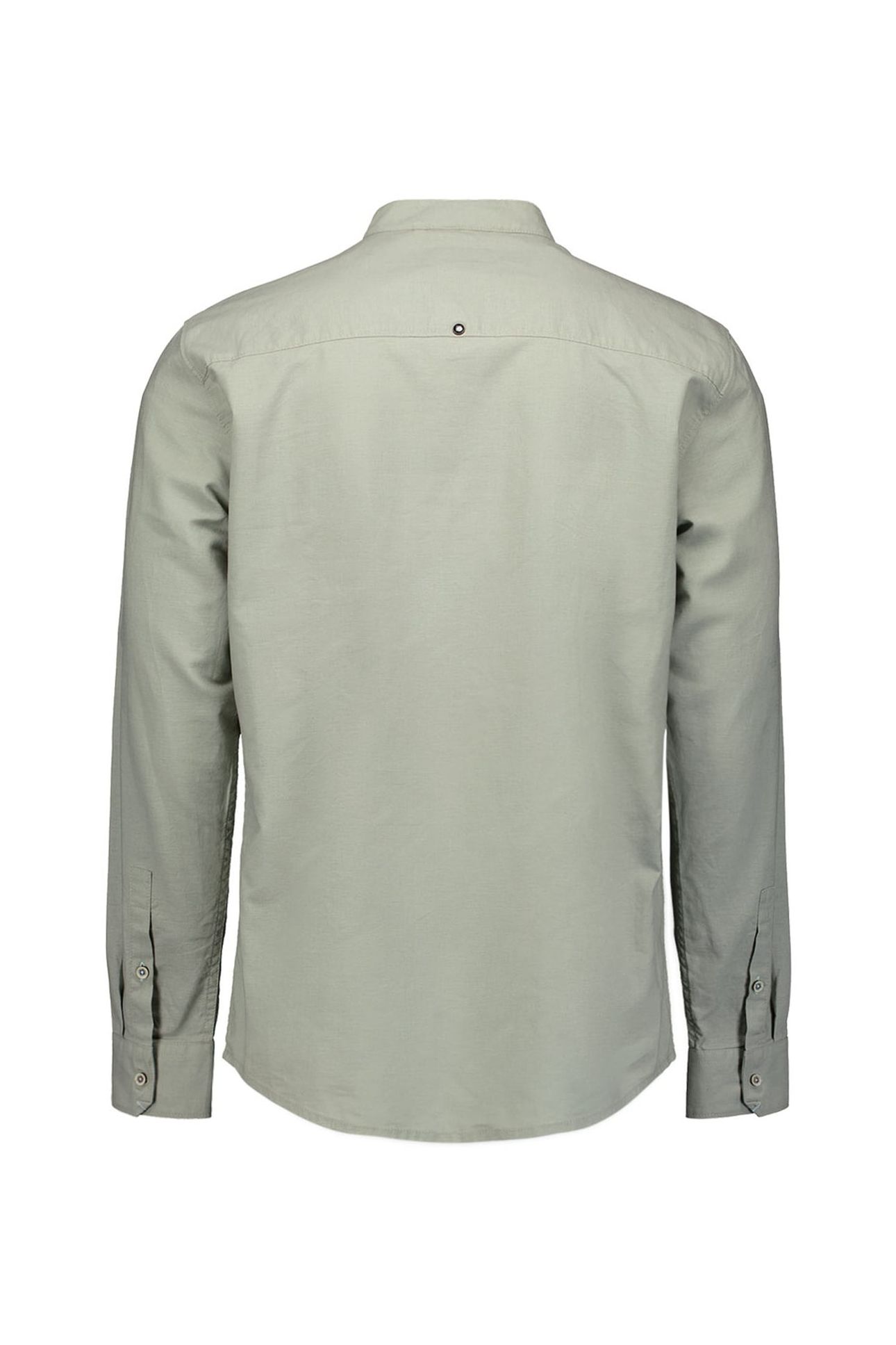 SHIRT GRANDDAD SOLID WITH LINEN LIGHT ARMY 5