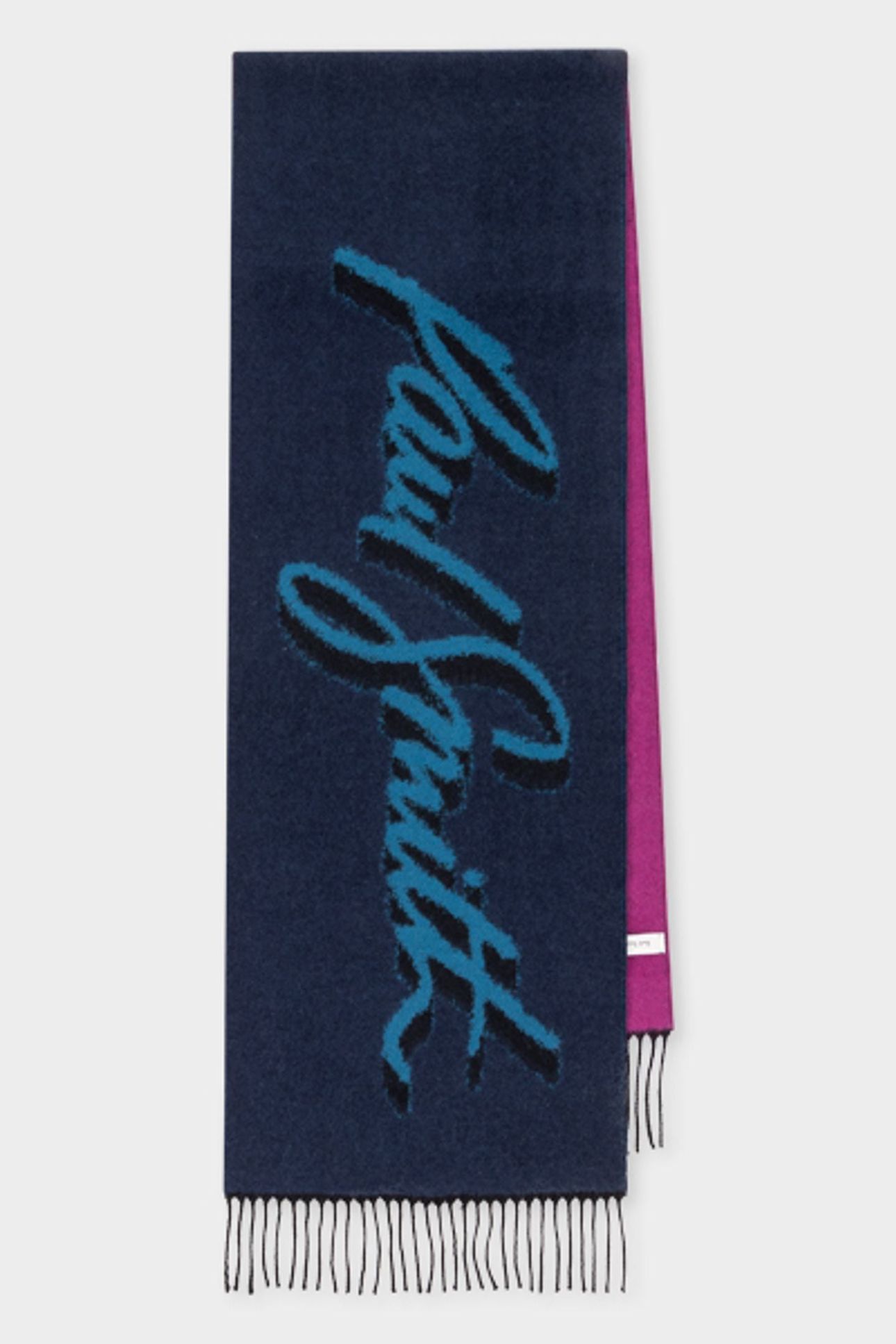 SCARF LOGO COLOR BLOCK NAVY 1