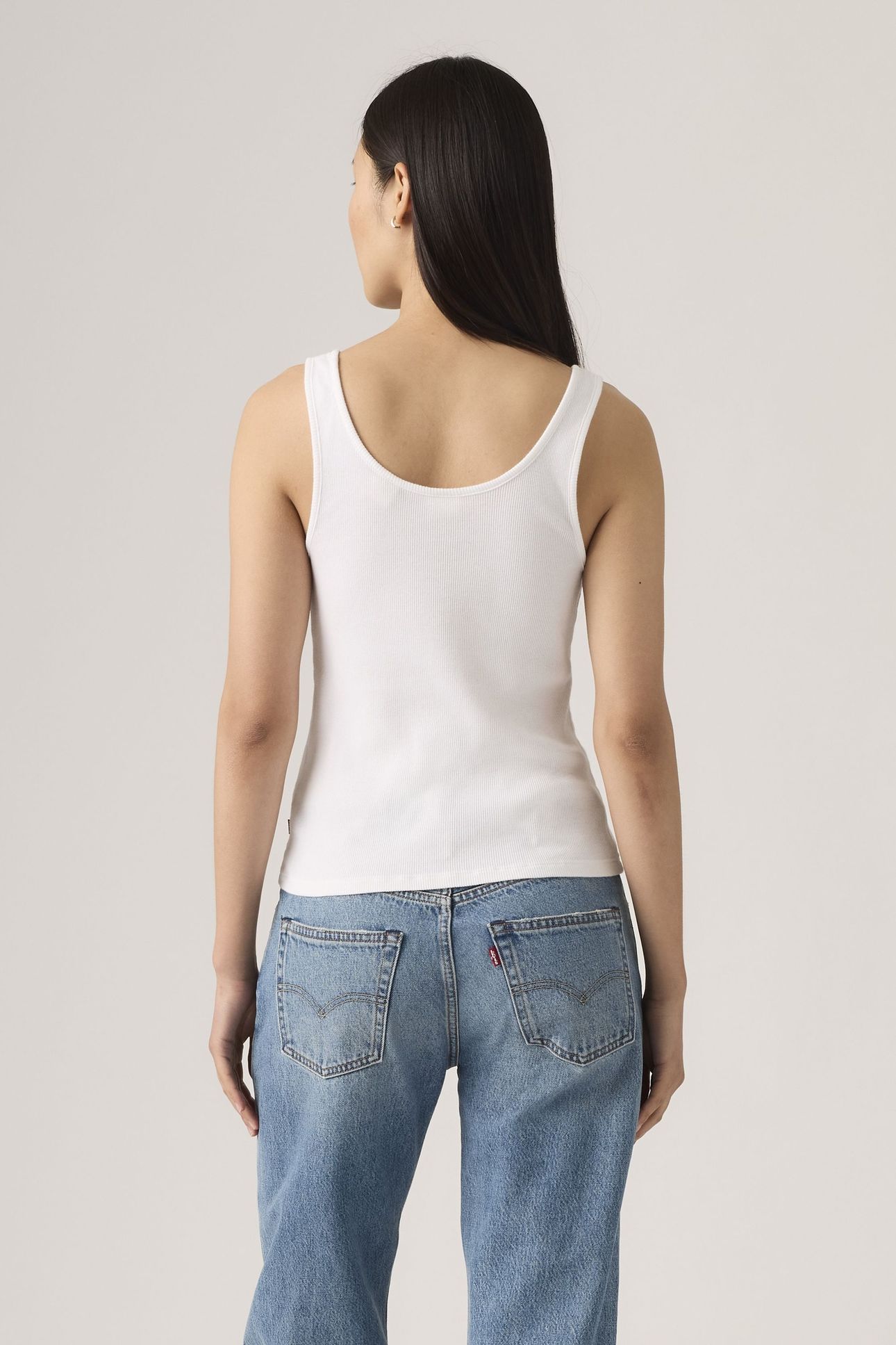 ESSENTIAL RIB TANK TOP WHITE 3