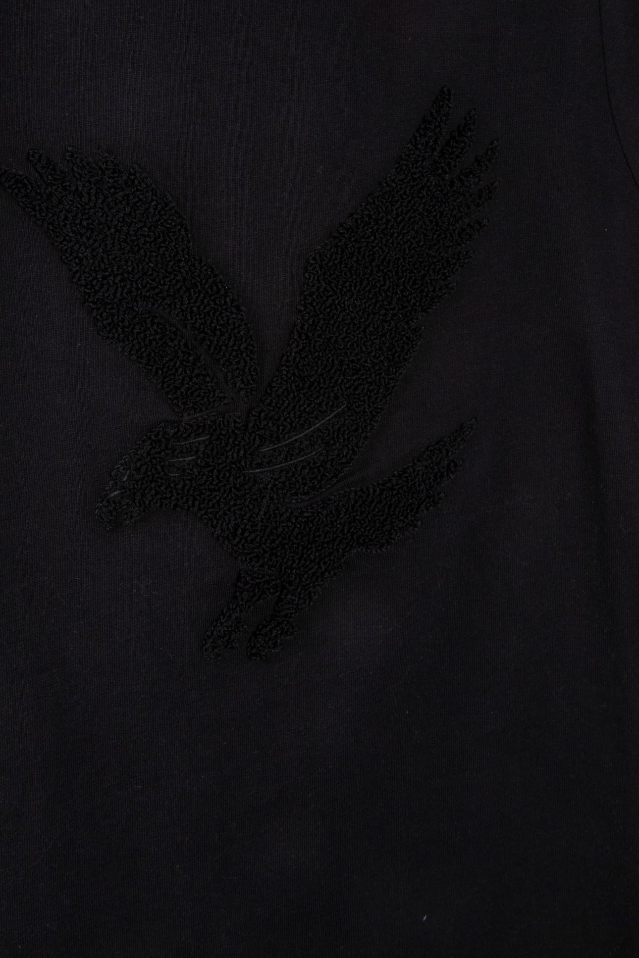 TOWELLING EAGLE T-SHIRT JET BLACK 4