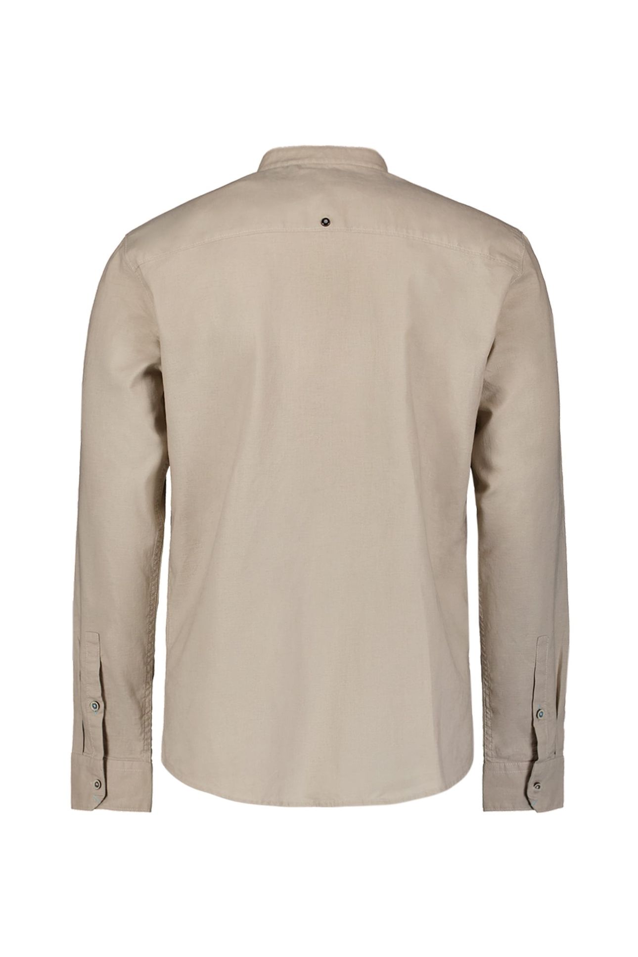 SHIRT GRANDDAD SOLID WITH LINEN LIGHT DESERT 6