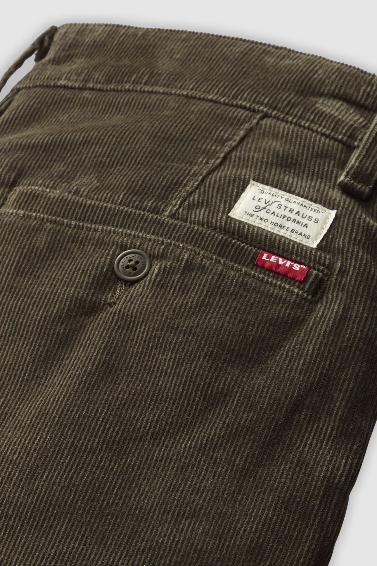 XX STANDARD TAPER CORDUROY CHINOS BROWN 7
