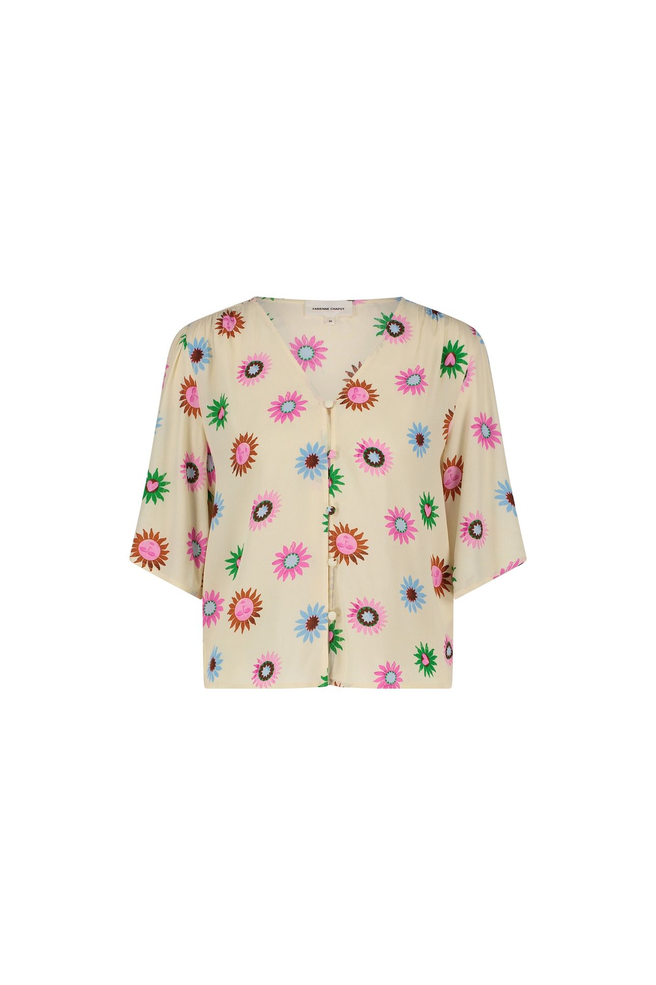 STARLET BLOUSE WARM WHITE/PINK DREA 4