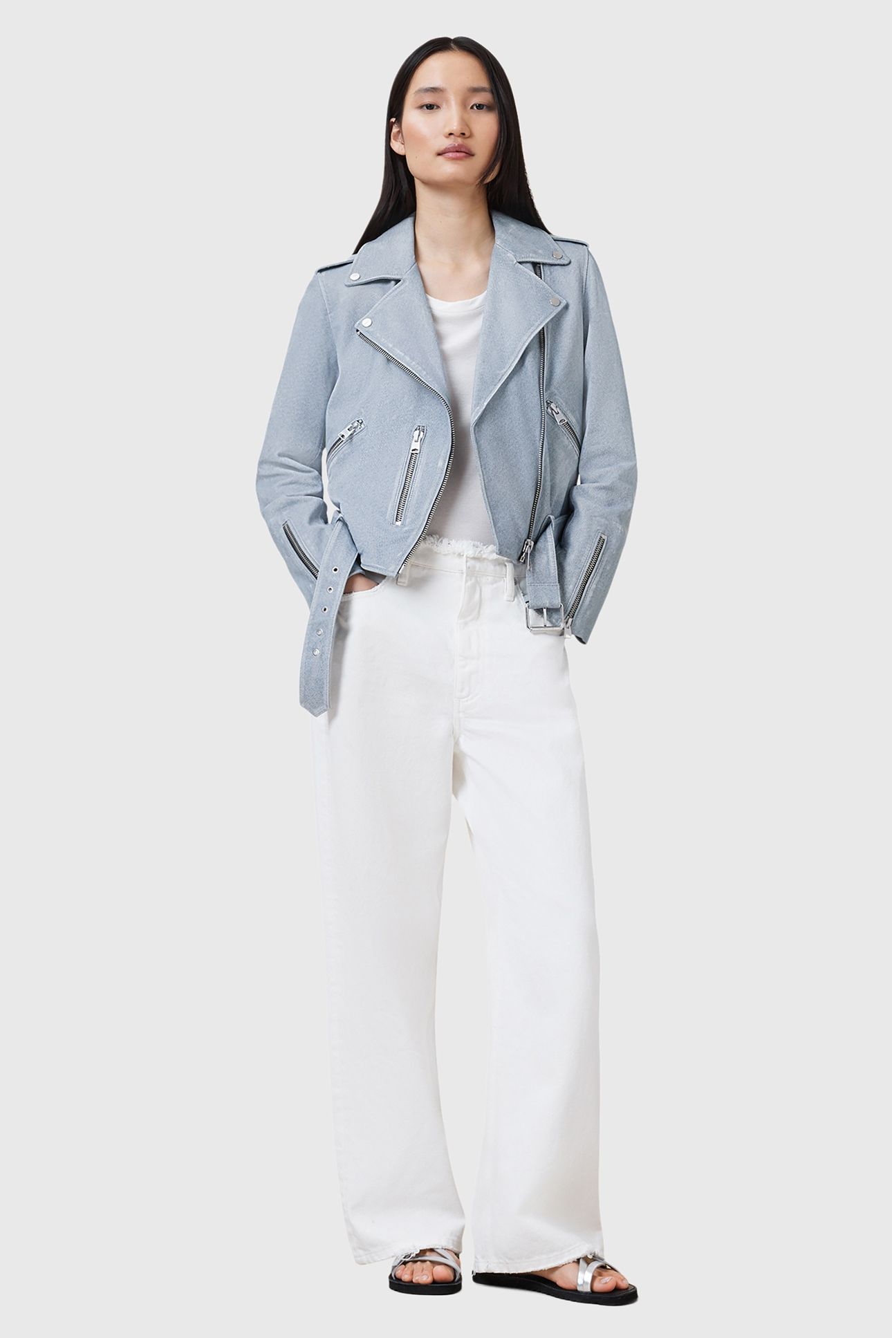 BALFERN BIKER PALE DENIM BLUE 4