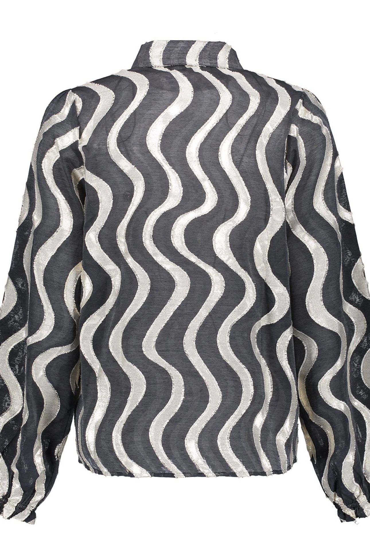 BLOUSE BLACK/GOLD 2