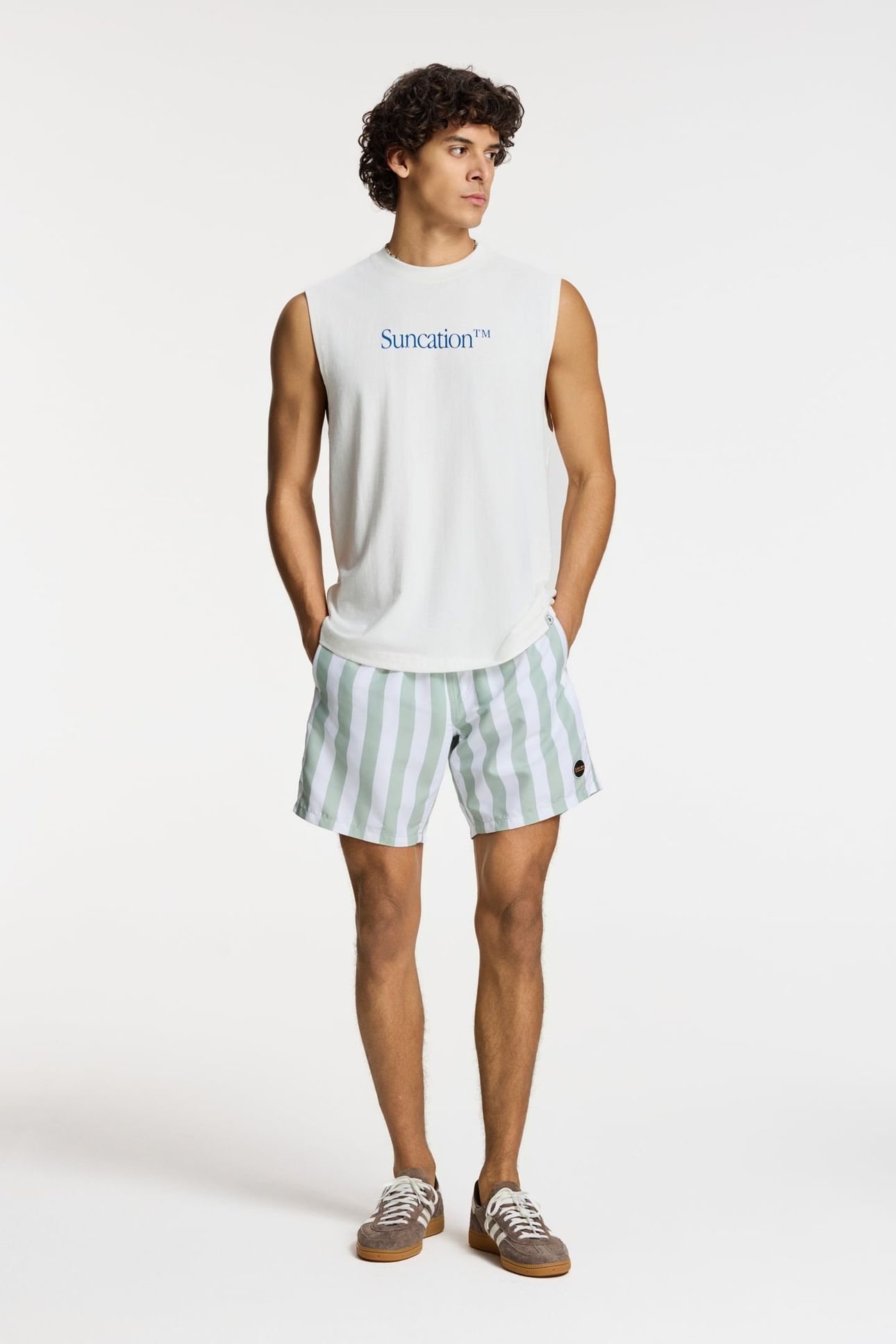 SEAN SLEEVELESS T-SHIRT SUNCATION WHITE 6