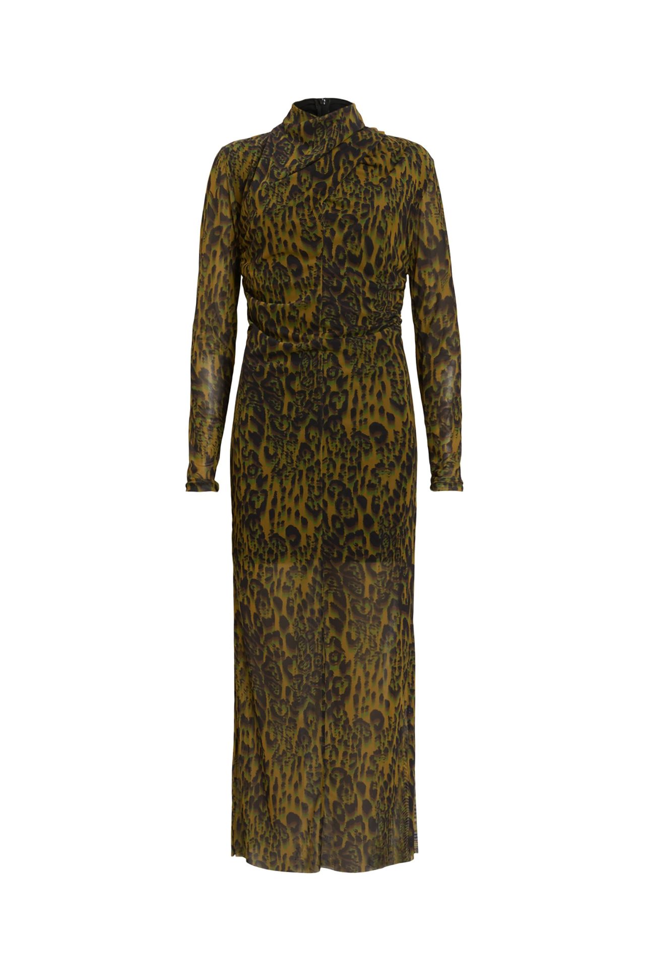 TIA MESH DRESS TERESA KHAKI GREEN 5