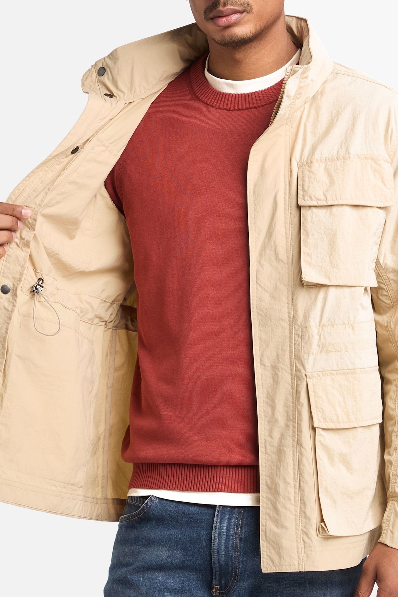 ABINGTON DURABLE WATER REPELLENT FIELD JACKET SAFARI 5