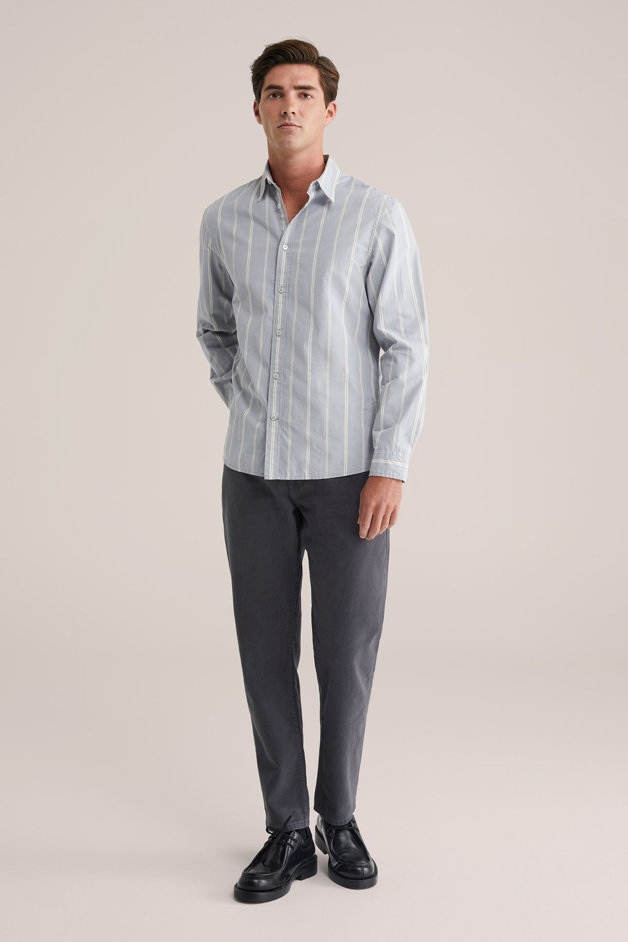 5-POCKET MID WAIST DARK BLUE 3