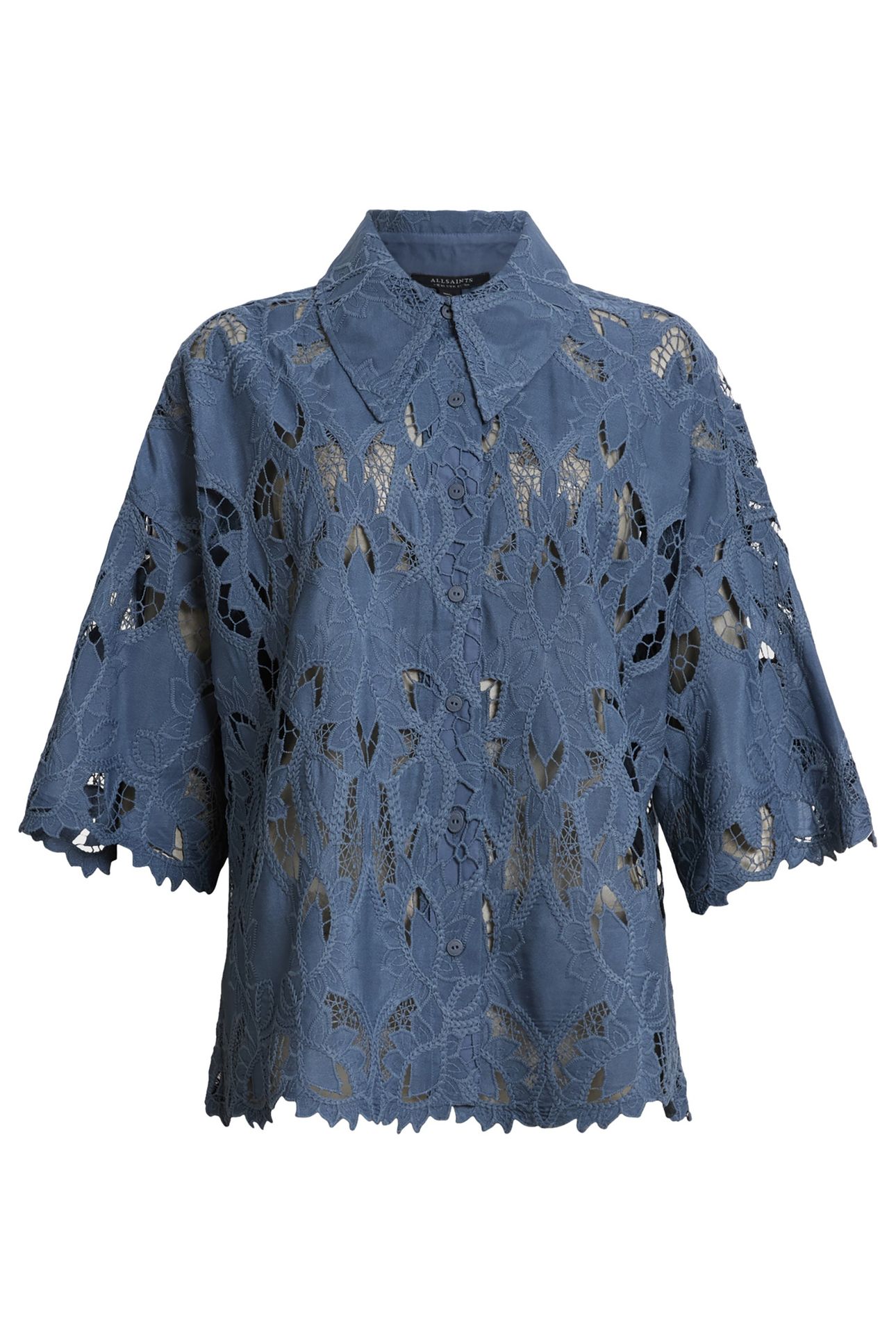 CHARLI EMB SHIRT DUSTY BLUE 6