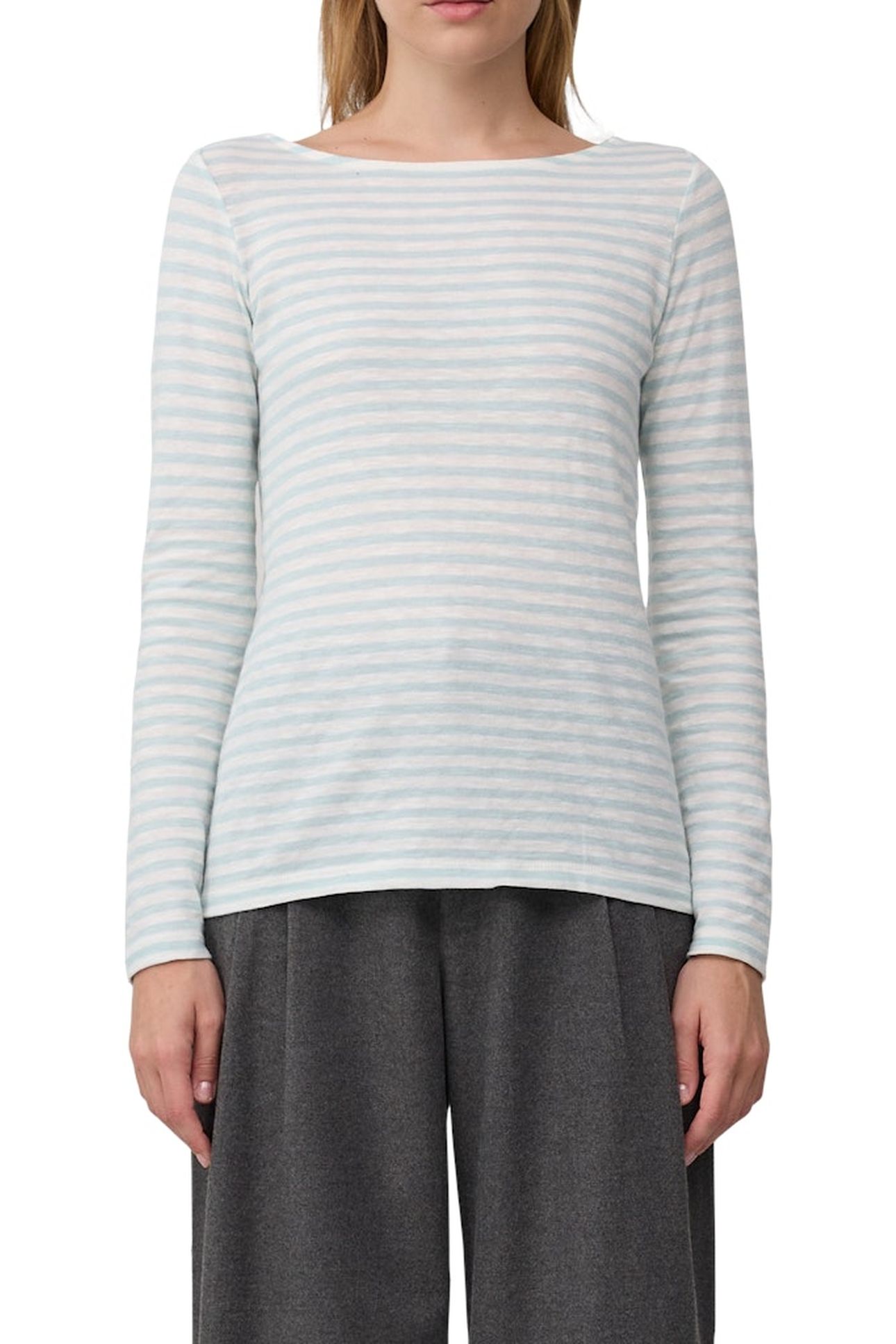 S.OLIVER T-SHIRTS BLUE-LIGHT 1
