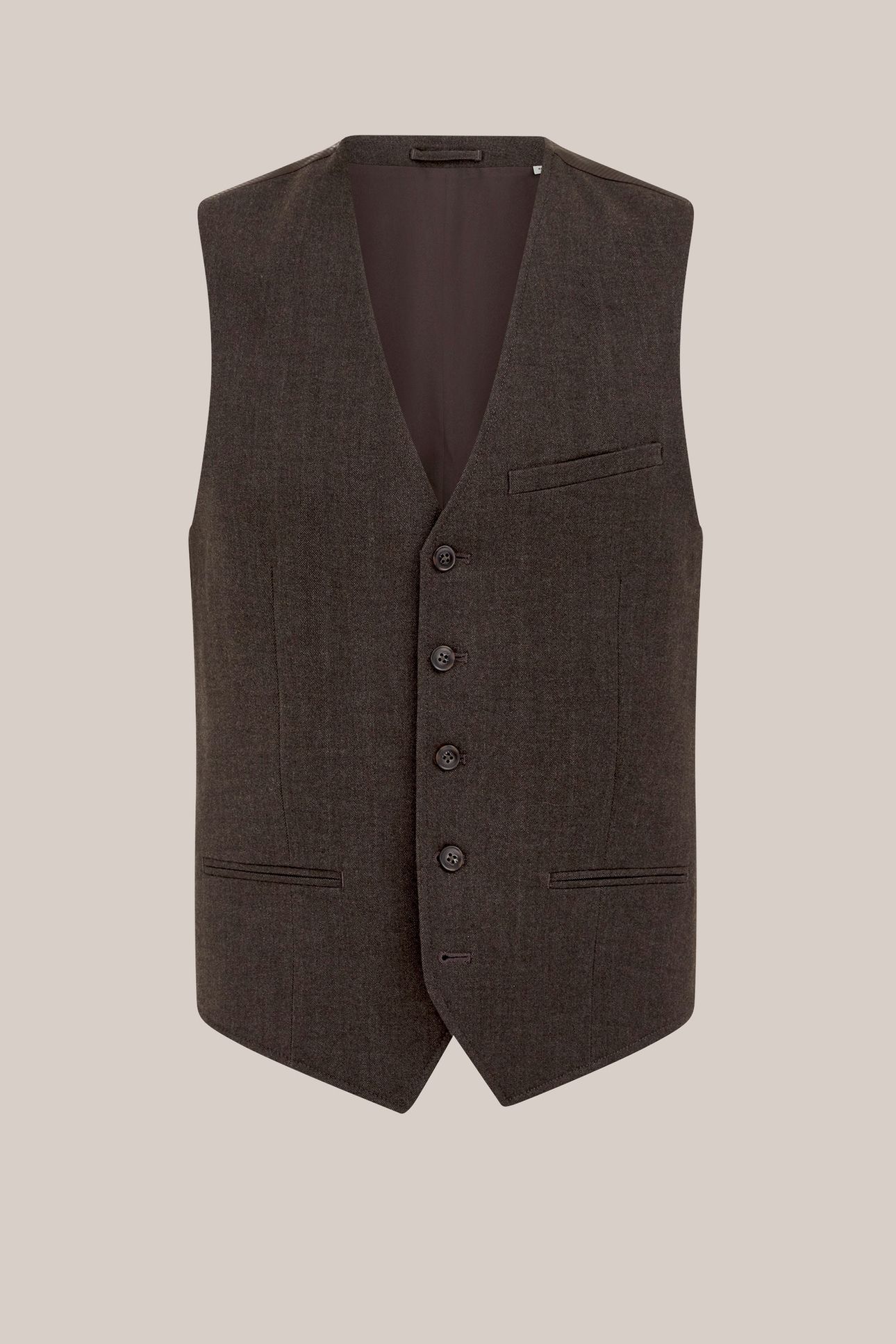 WAISTCOAT DARK BROWN 4