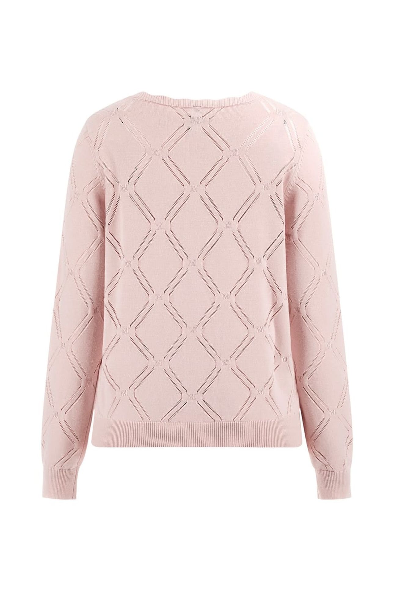 MARCIANO BY GUESS ANNA CARDI ALLOVER SWEATER BLUSH BREEZE 6
