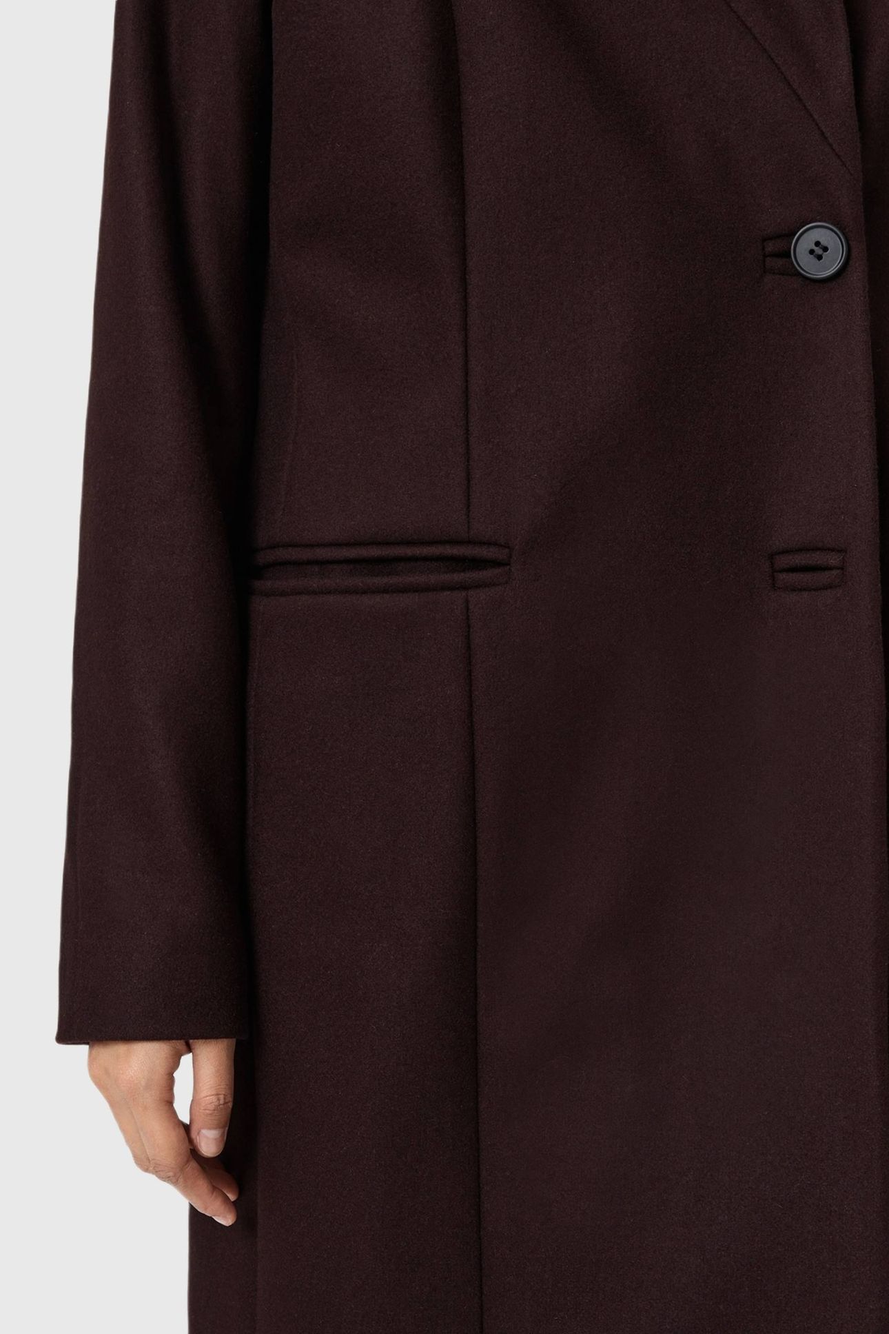 SIDNEY COAT OXBLOOD RED 6