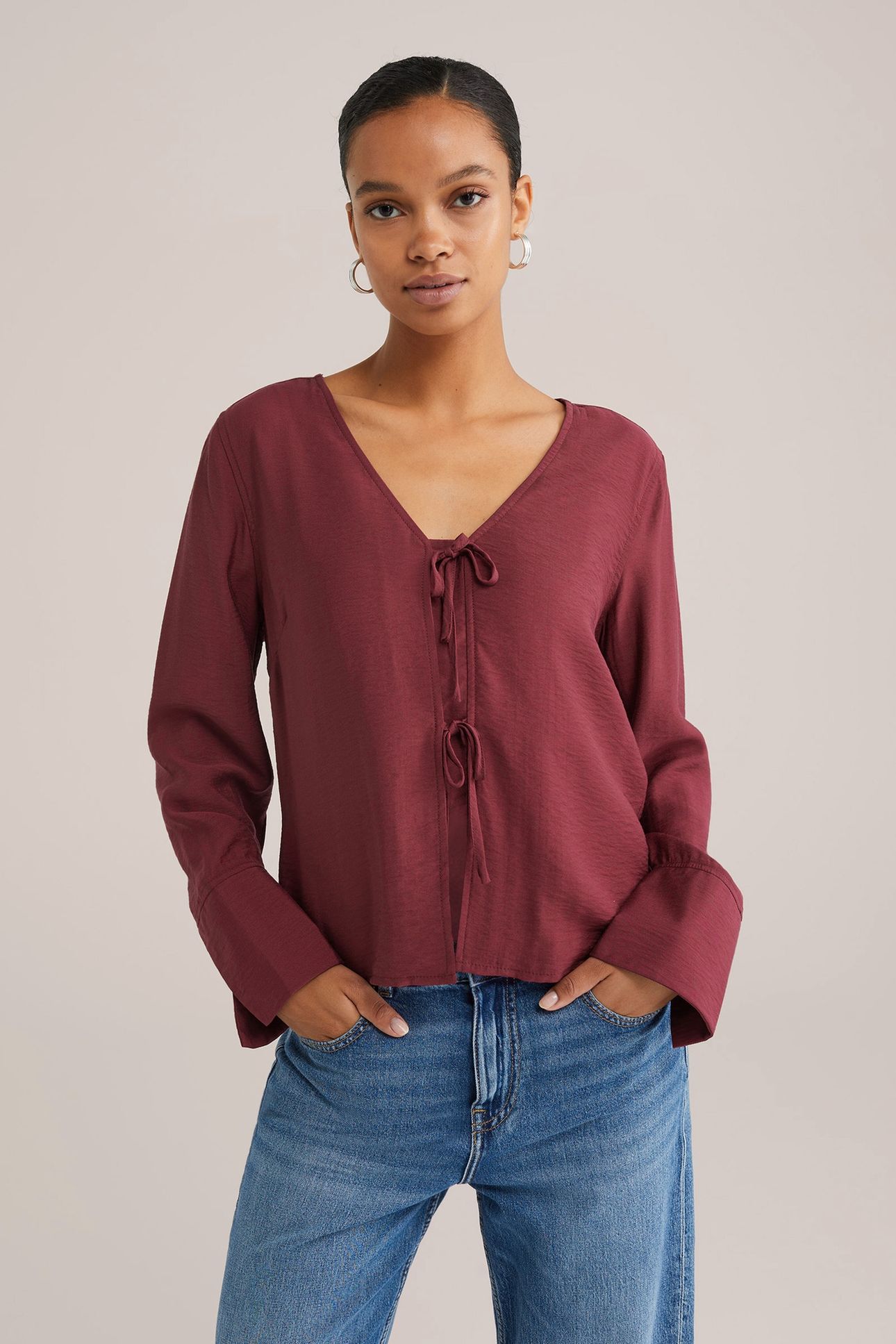 BLOUSE VINTAGE RED 1