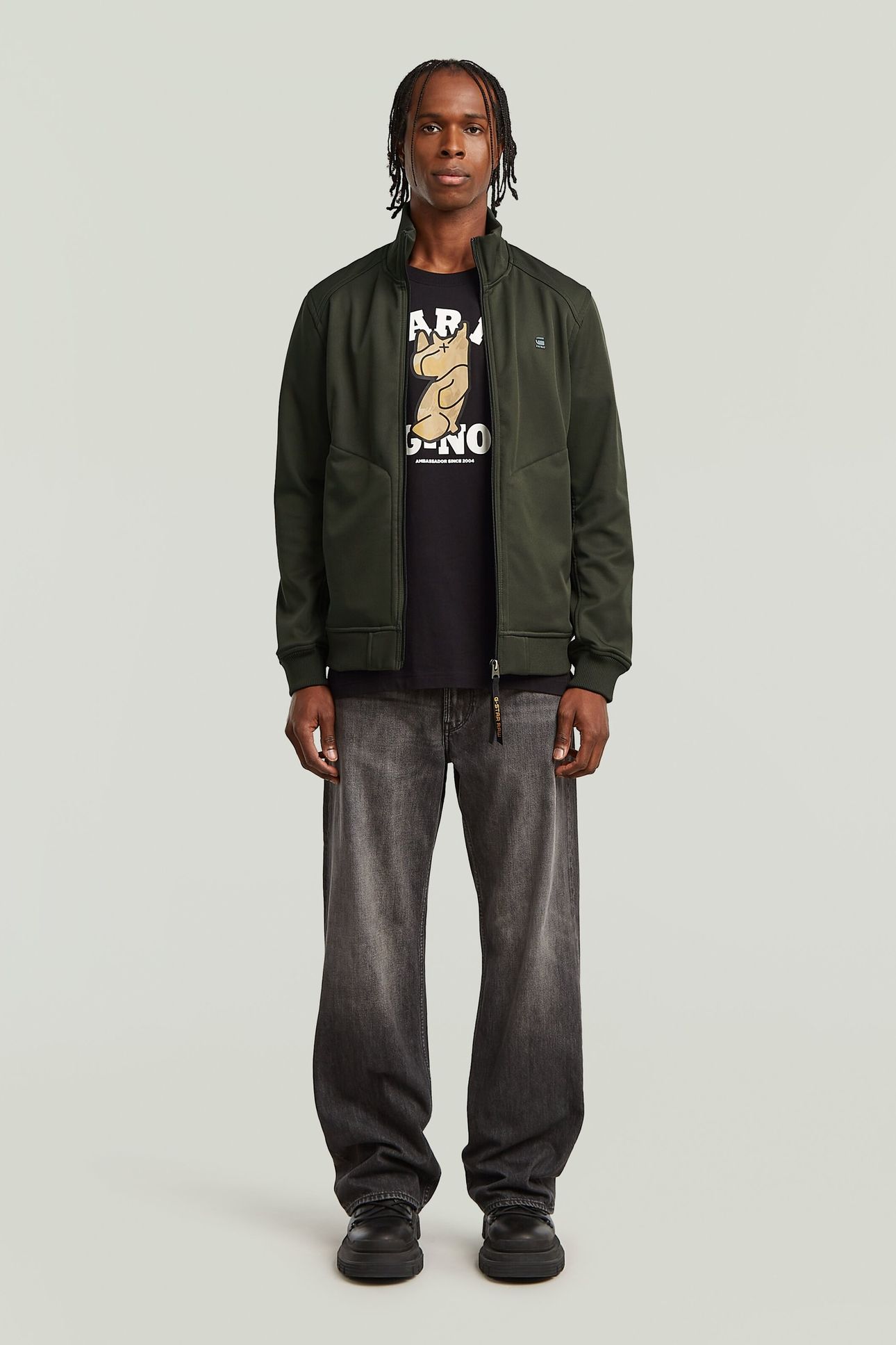 SOFTSHELL TRACK JACKET ASFALT 1