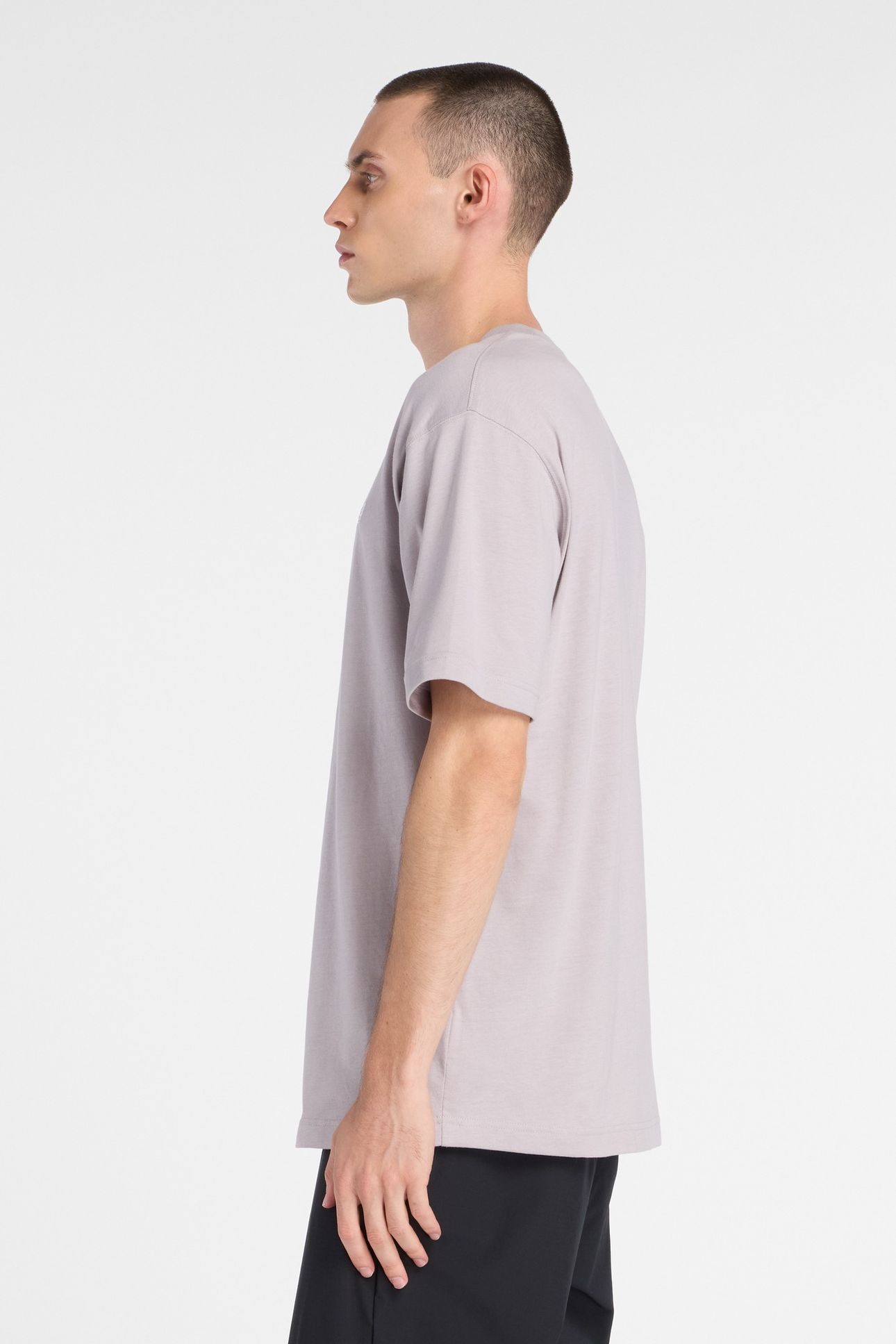 SPORT ESSENTIALS COTTON T-SHIRT TRUFFLE SALT / AFTERGLOW 2