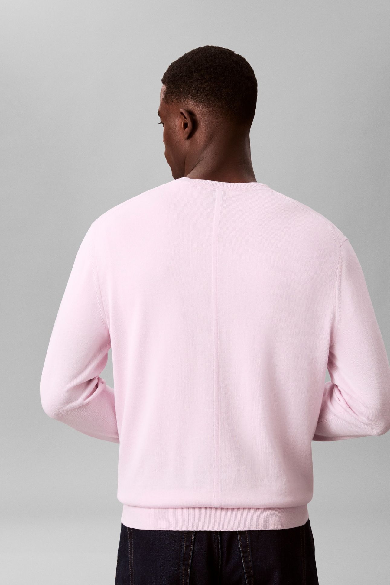 LS SUPIMA COTTON CREWNECK SPRING LILAC 3