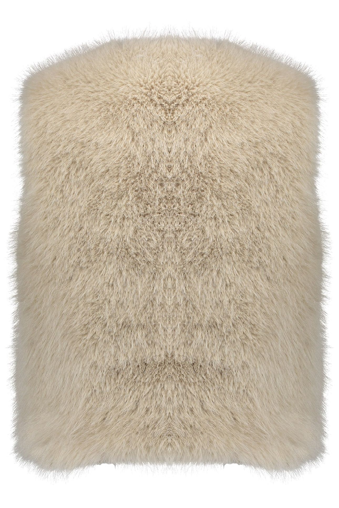 GILET FAKE FUR GREIGE 2