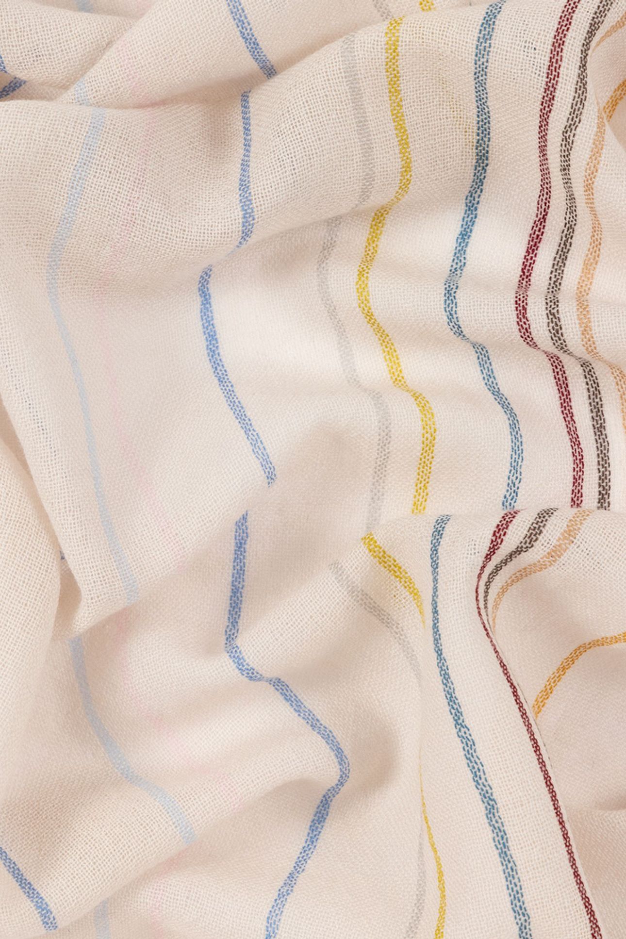 WOSCARF BRKN SIG CHCK OFF WHITE 10