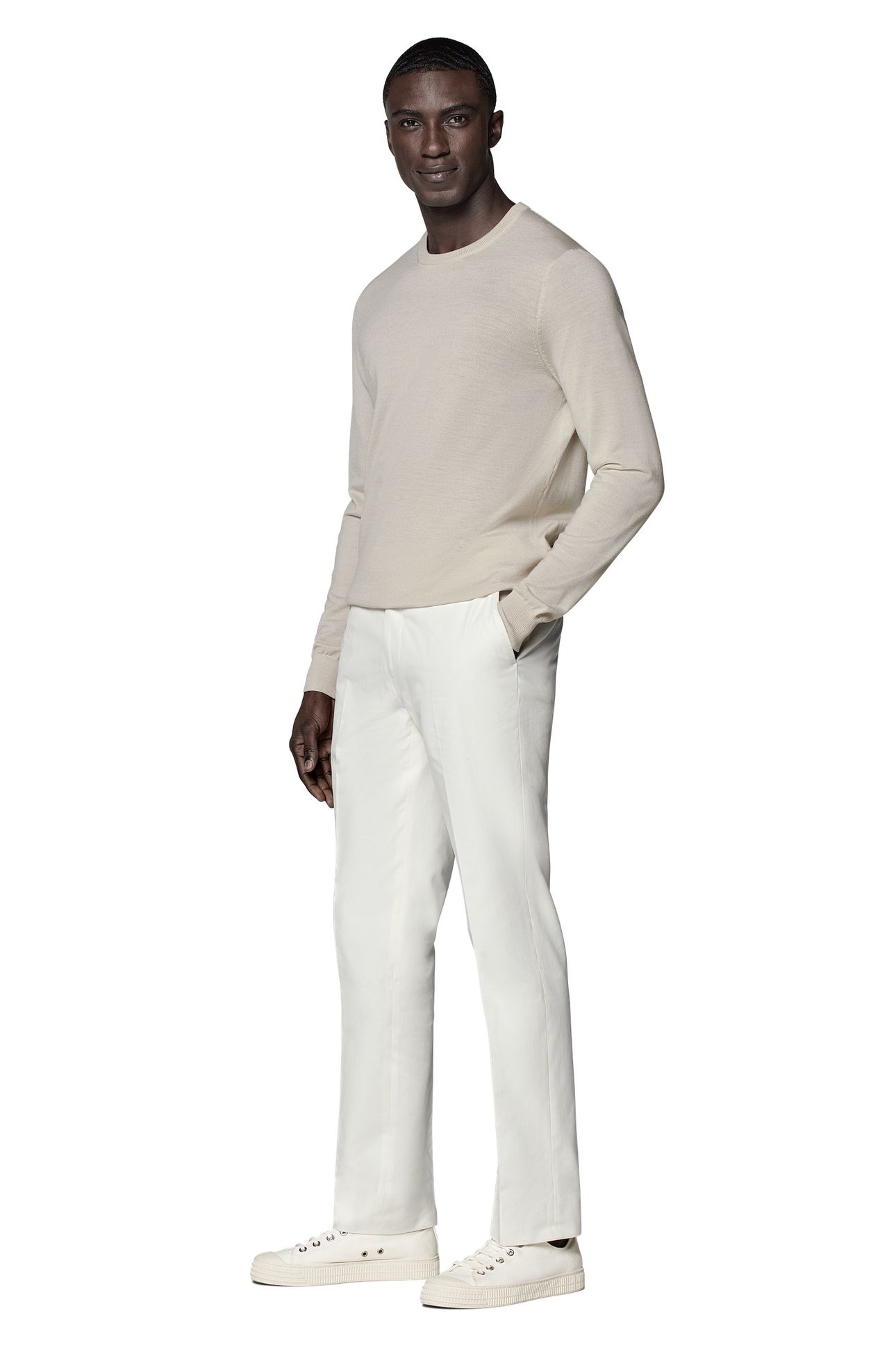 LS CREW MERINO SAND 2