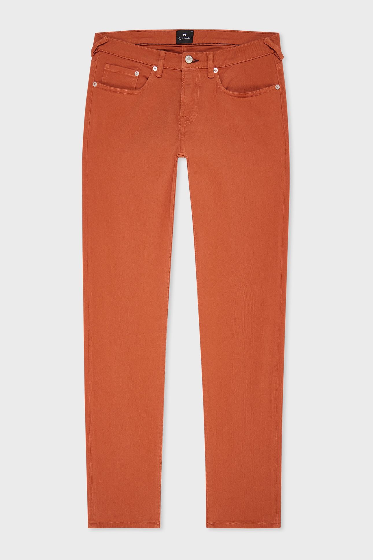 TAPERED FIT JEAN BRICK RED 1