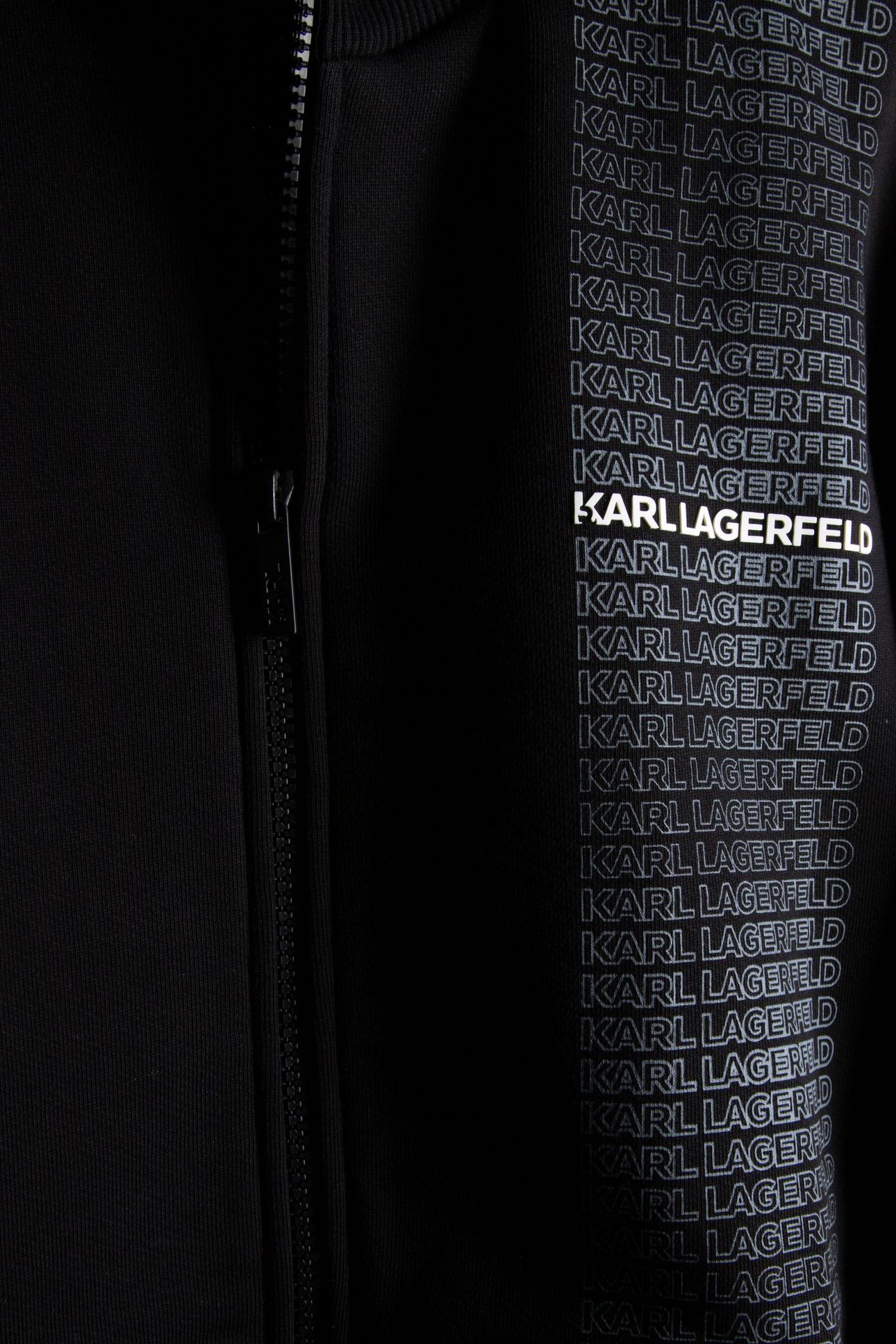 BLACK SWEAT ZIP JACKET 4