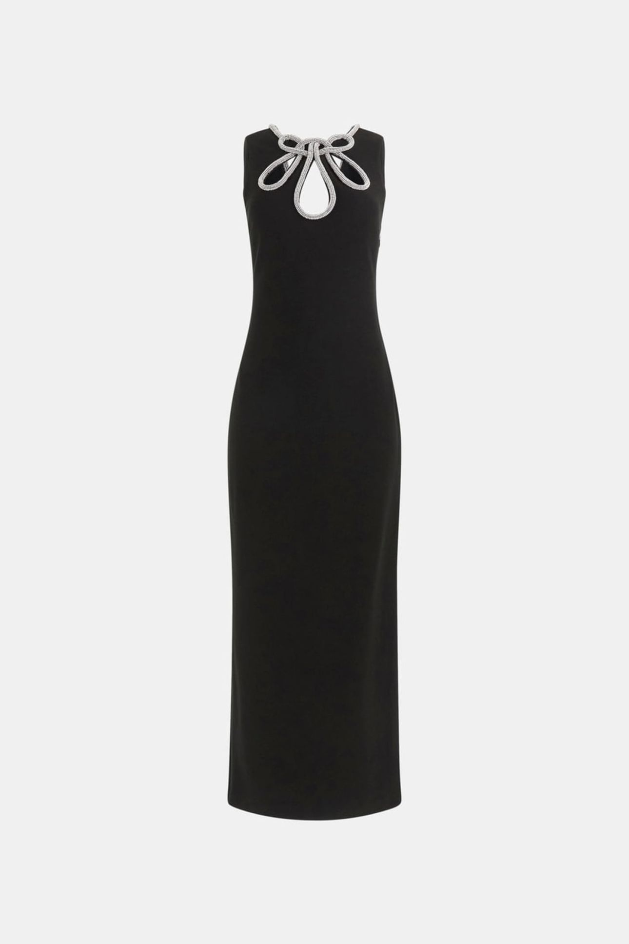 MARCIANO BY GUESS SERAFINA DRESS JET BLACK MULTI 4