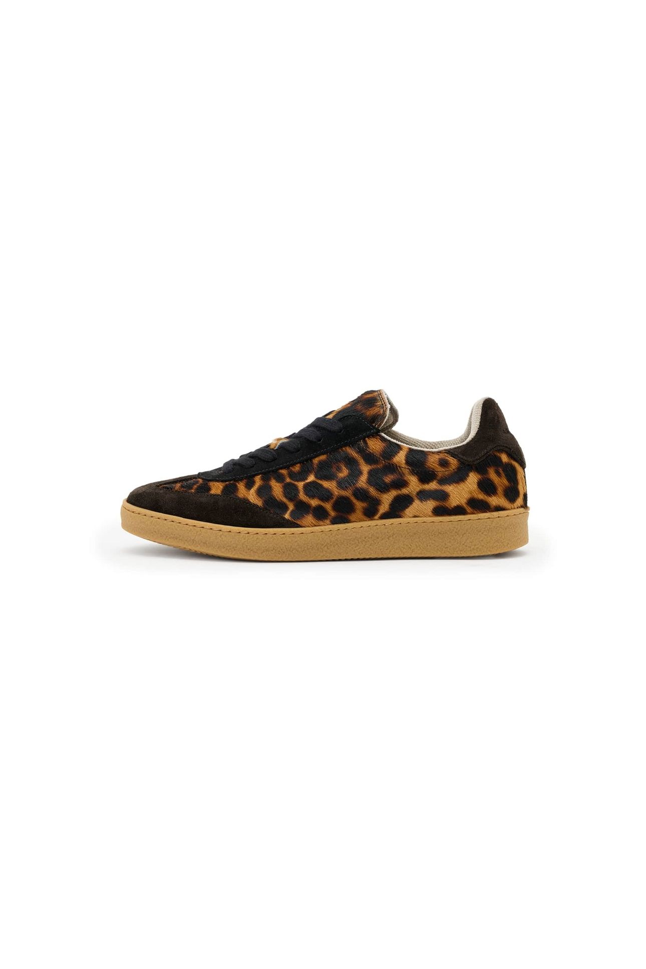 THELMA FUR SNEAKER DARK BROWN/BLACK 1