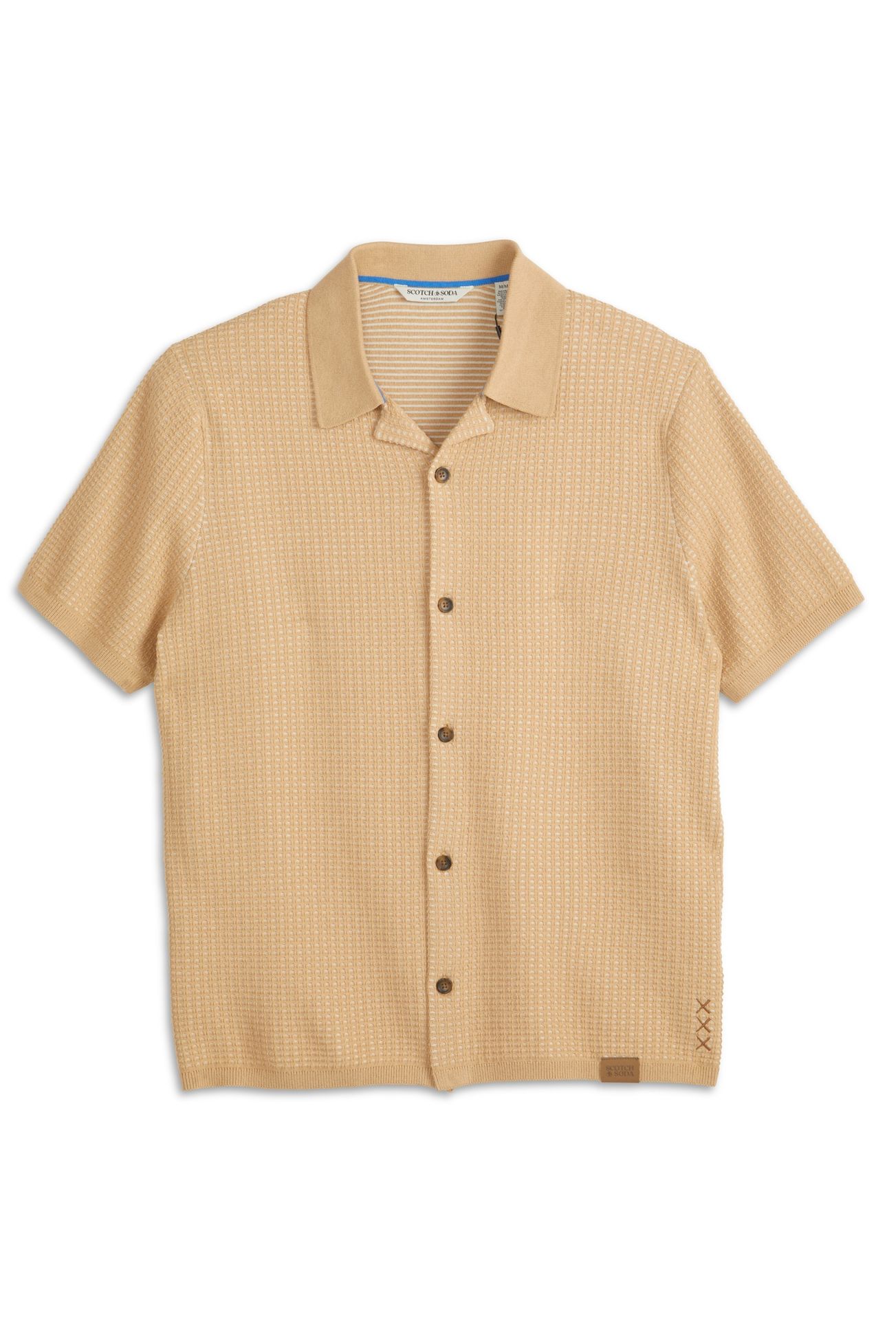 BUTTON FRONT SWEATER TOP TRAVERTINE 1