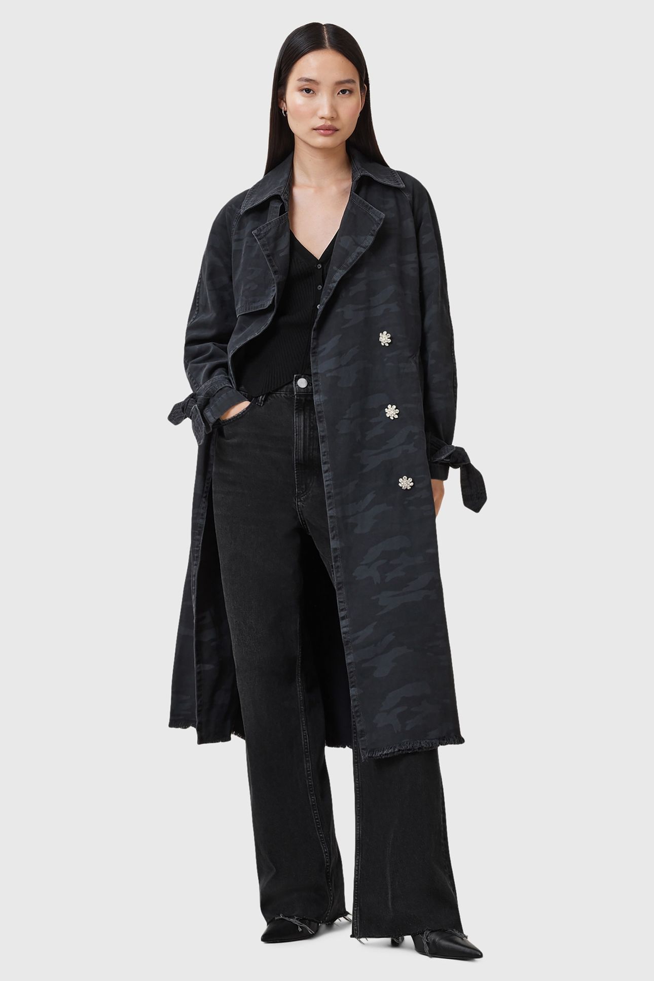 KIKI CAMO TRENCH INK BLUE 6