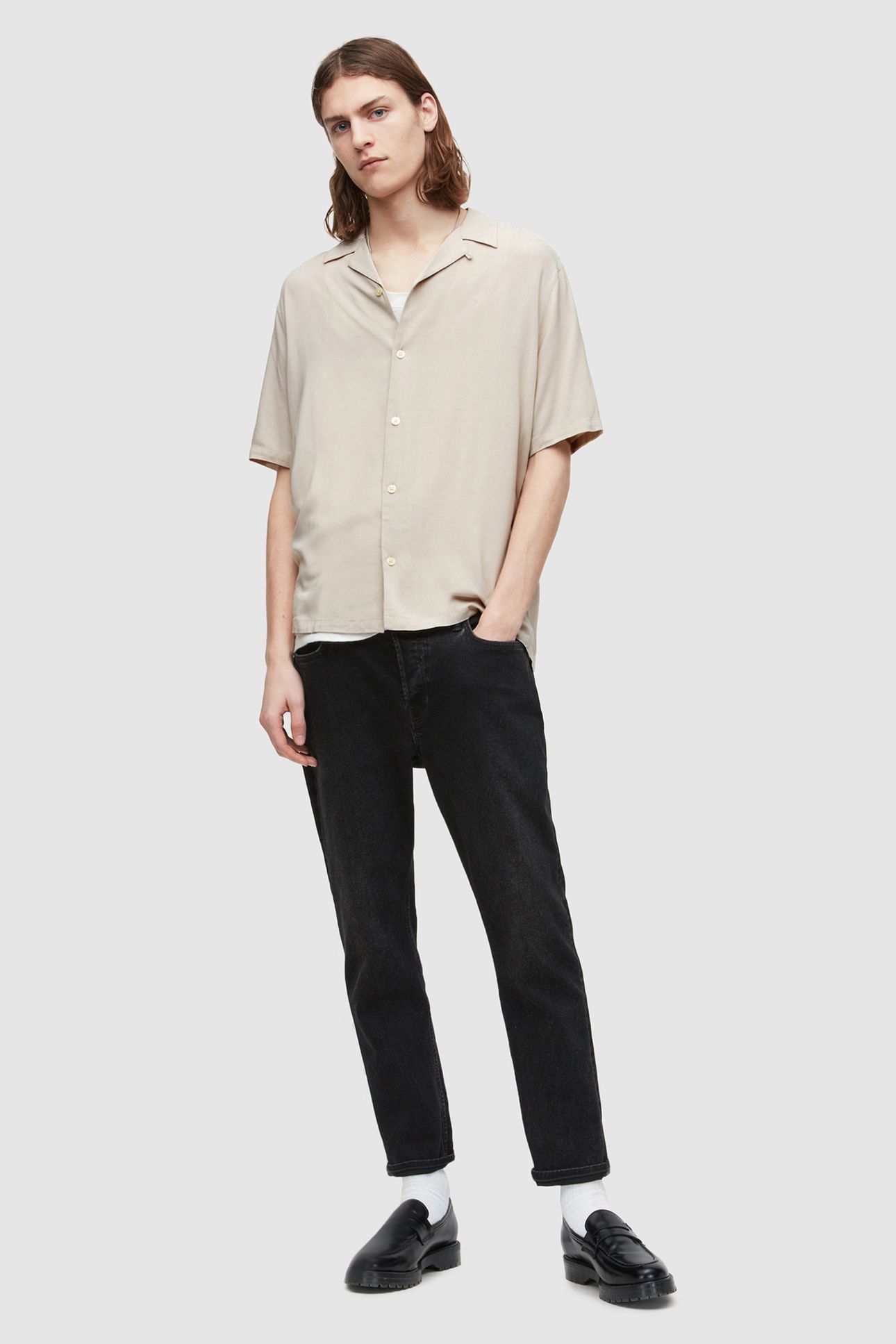 VENICE SS SHIRT CLIFFTOP TAUPE 3