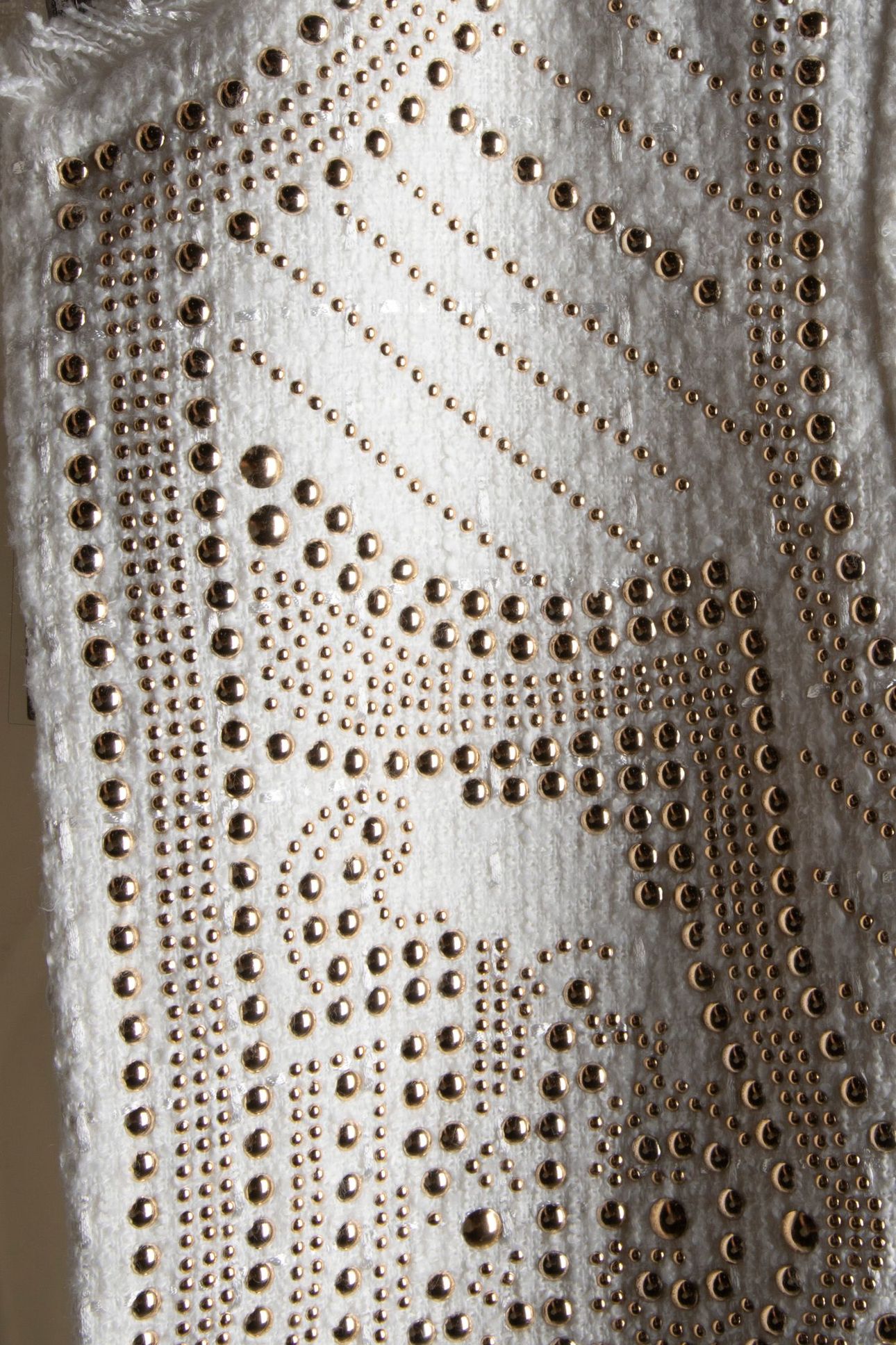 MARCIANO BY GUESS HELENE CROPPED STUDDED JACKET WHITE / GOLD 4