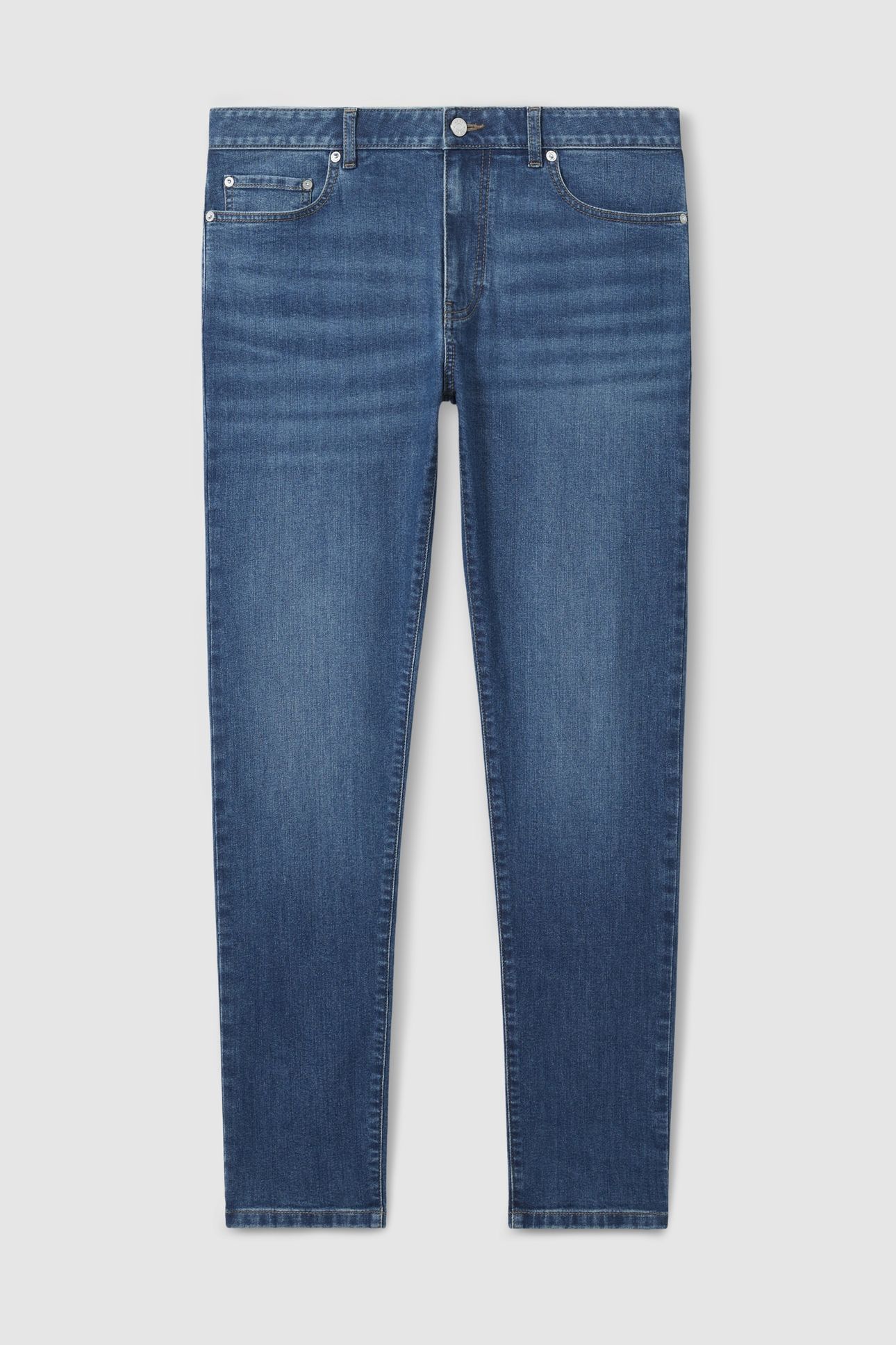 TAPERED SLIM FIT JEAN MID BLUE WASH 6
