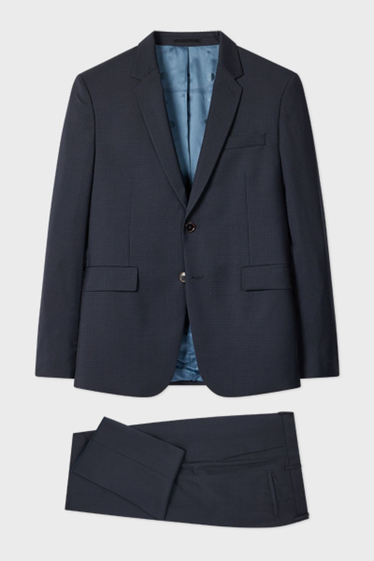 SLIM FIT 2 BUTTON SUIT VERY DARK NAVY 3