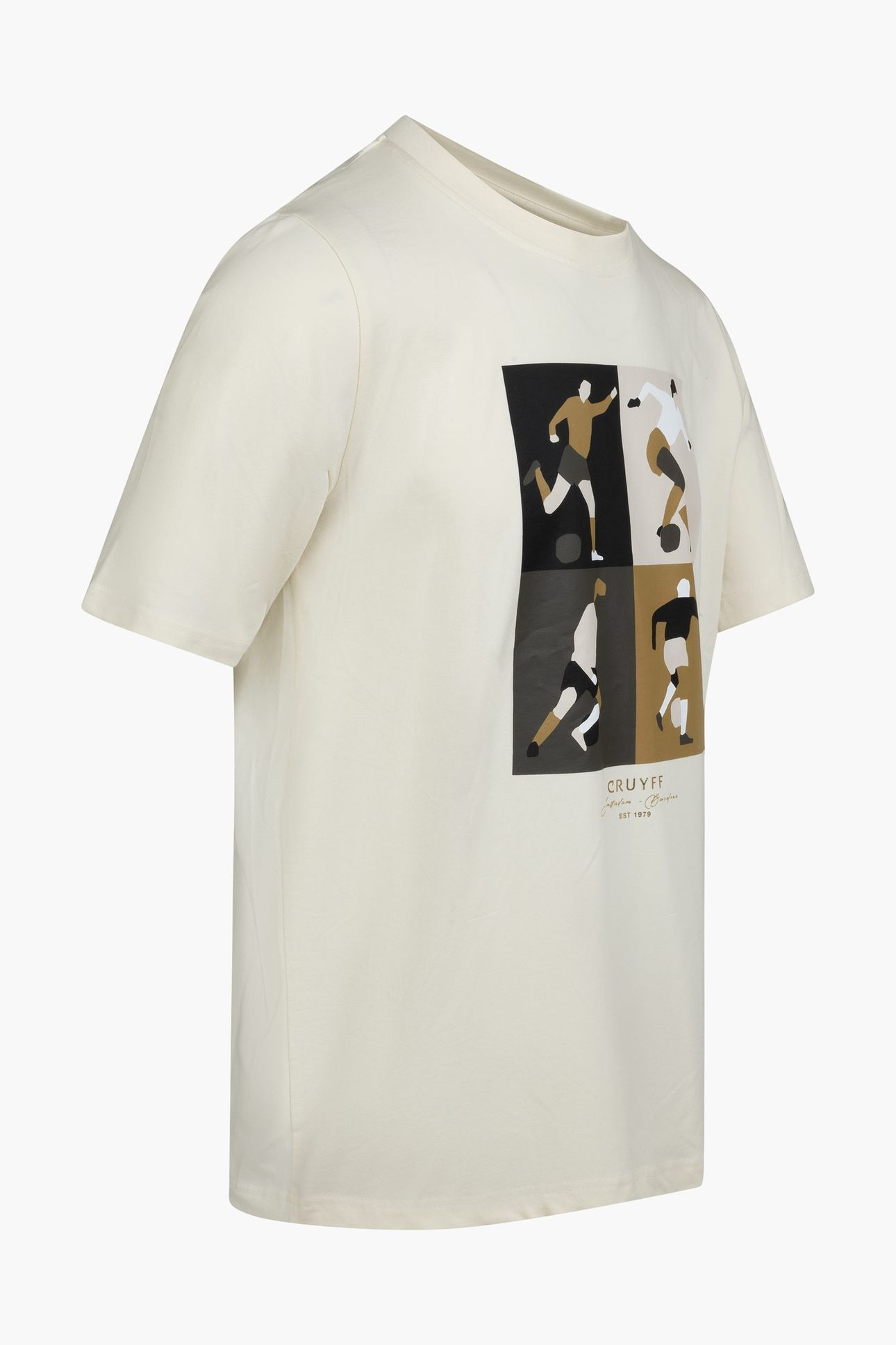 CRUYFF TURN TEE CREAM/GOLD 2