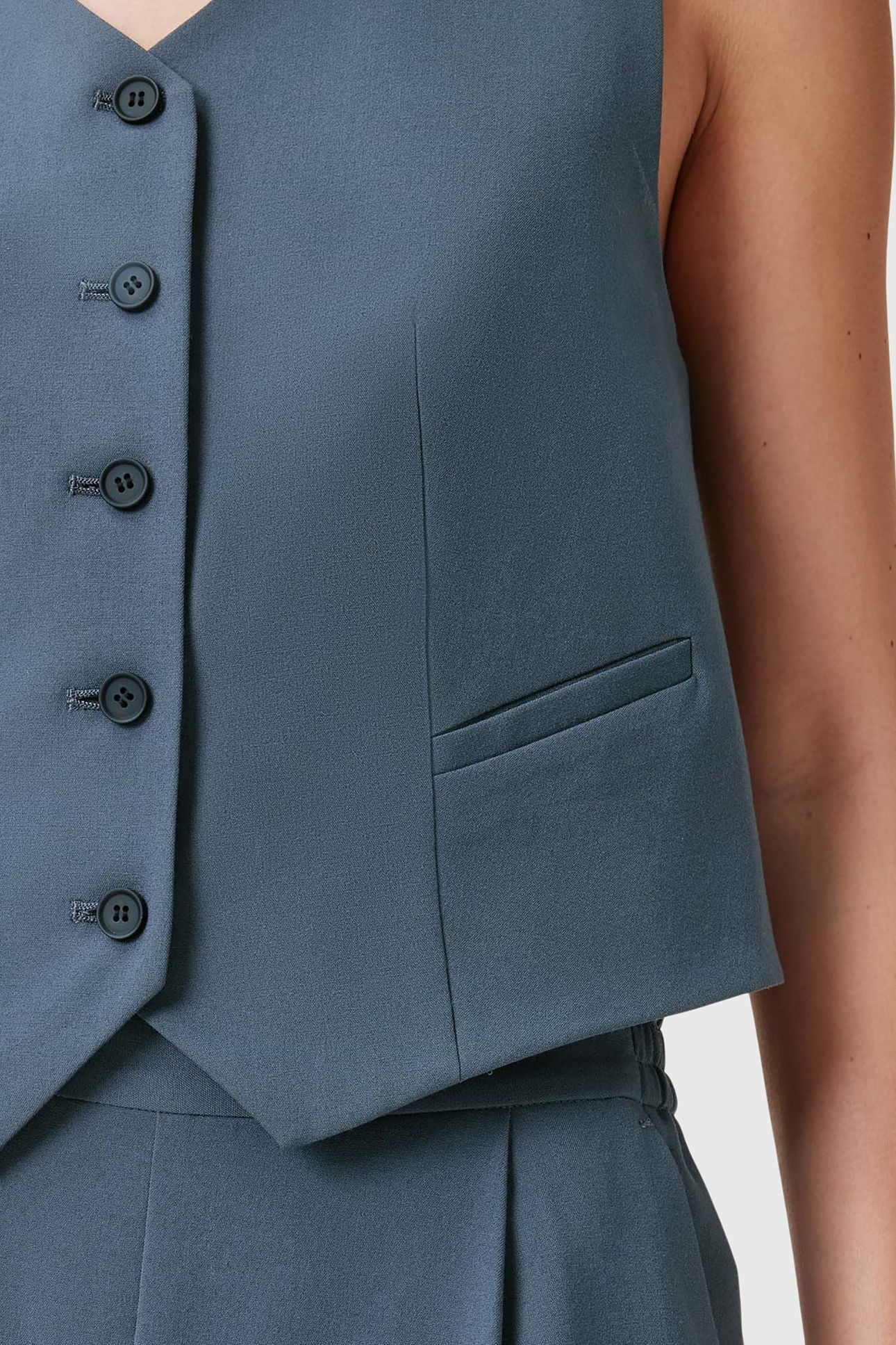 ALEIDA TRI WAISTCOAT TURBULENCE GREY 6