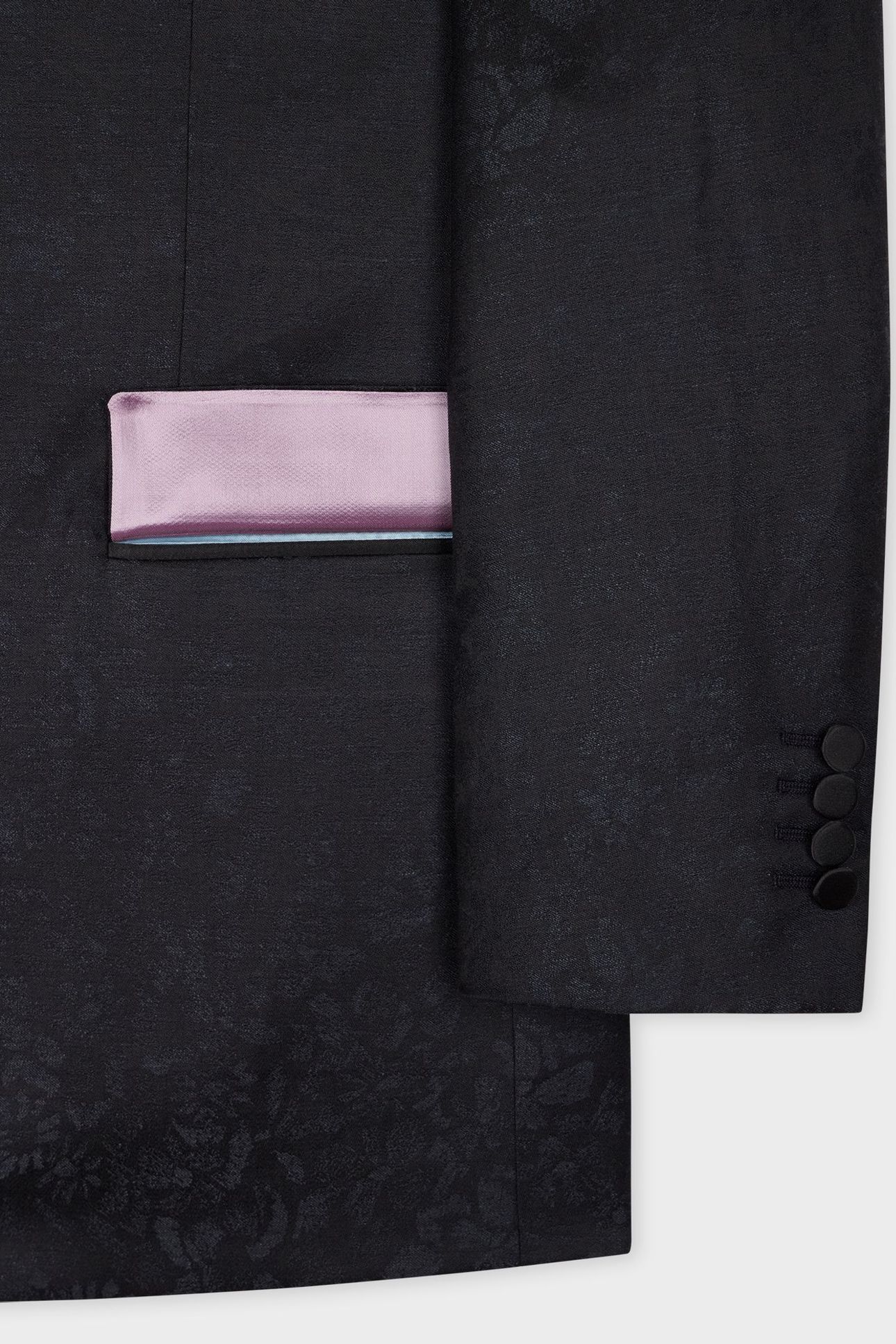 EVENING 1BTN JACKET BLACK MELANGE 6