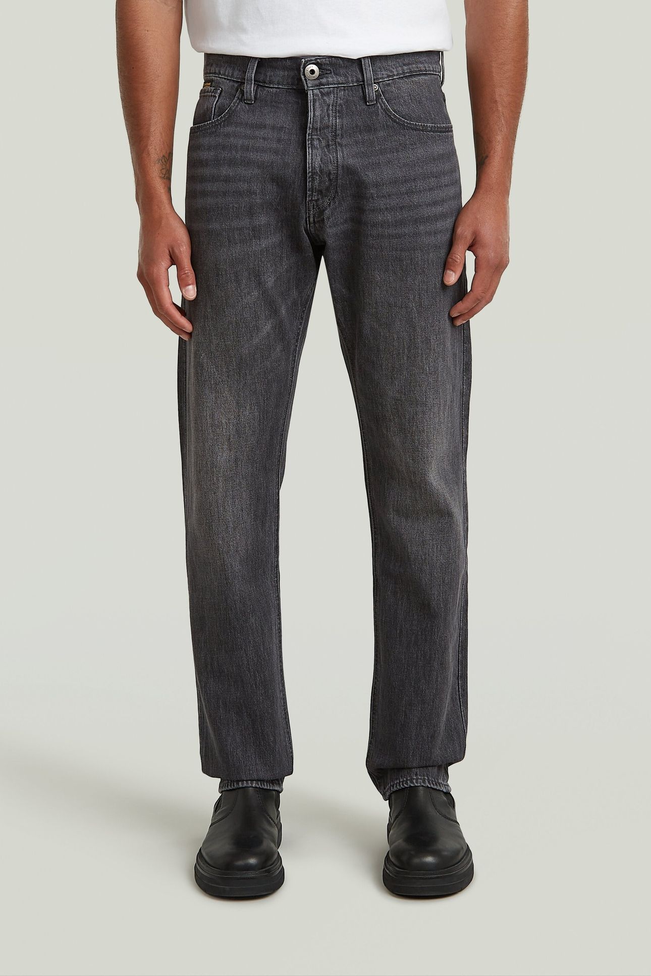 DAKOTA REGULAR STRAIGHT JEANS GREY 2