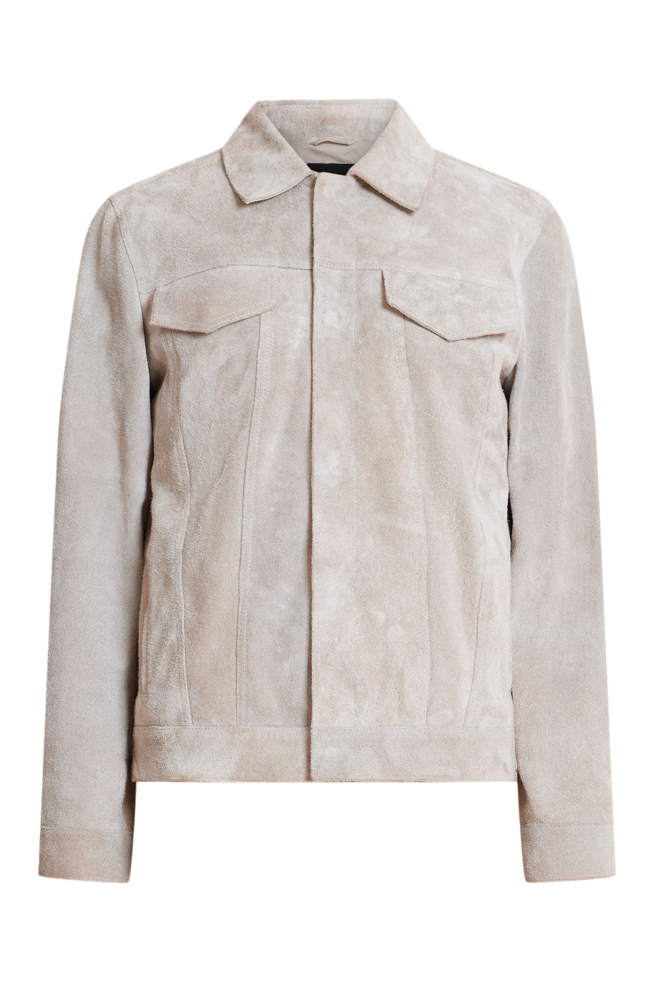 HOPPER TRUCKER JACKE OATMEAL WHITE 5