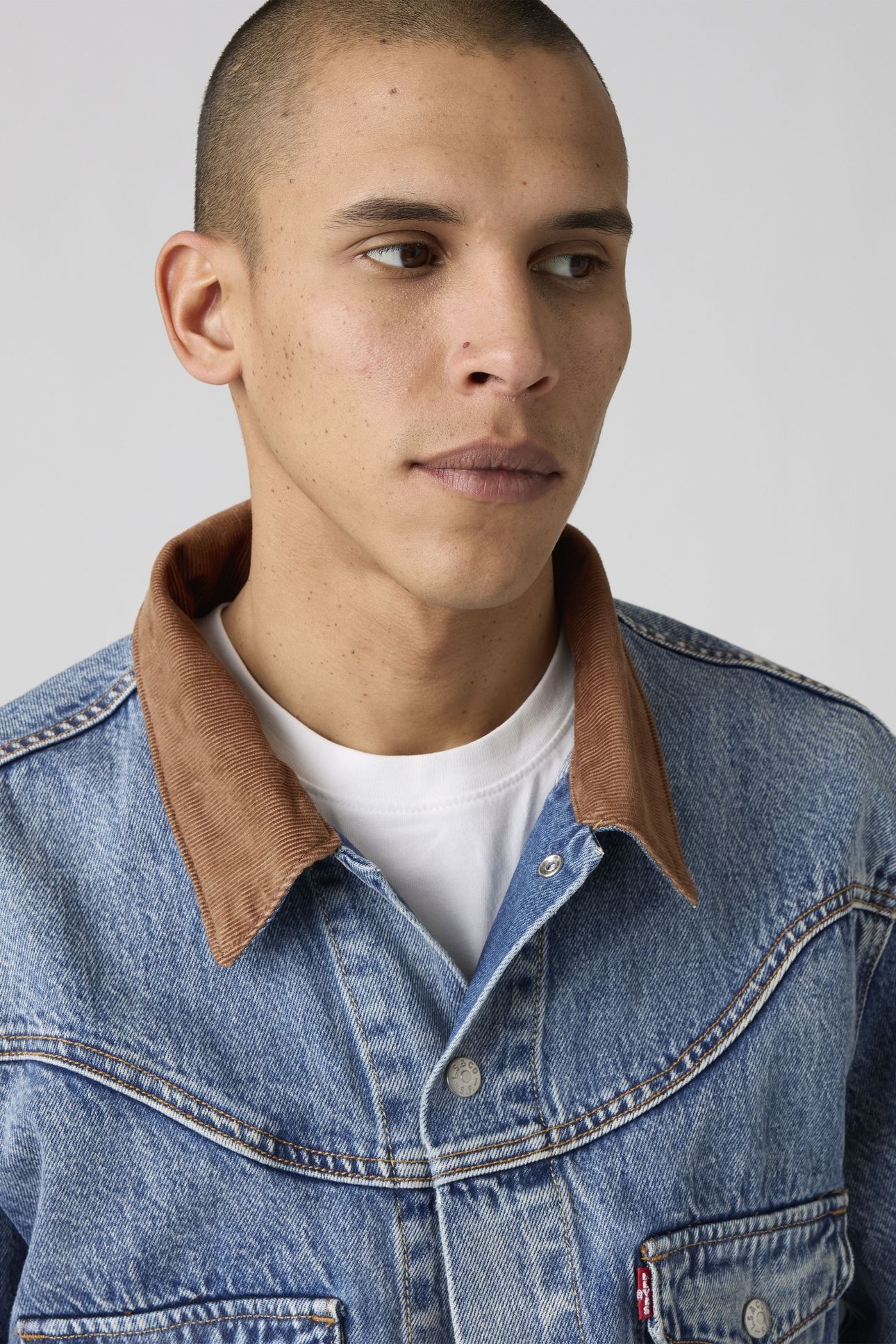 WESTERN SHORTHORN TRUCKER JACKET BLUE 5