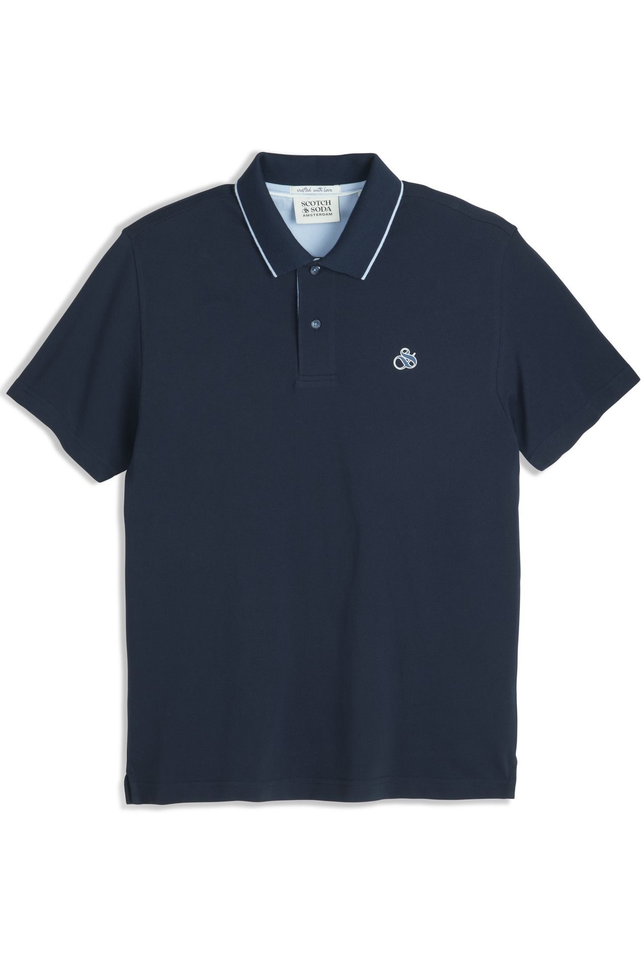 TIPPED POLO SKY CAPTAIN 1