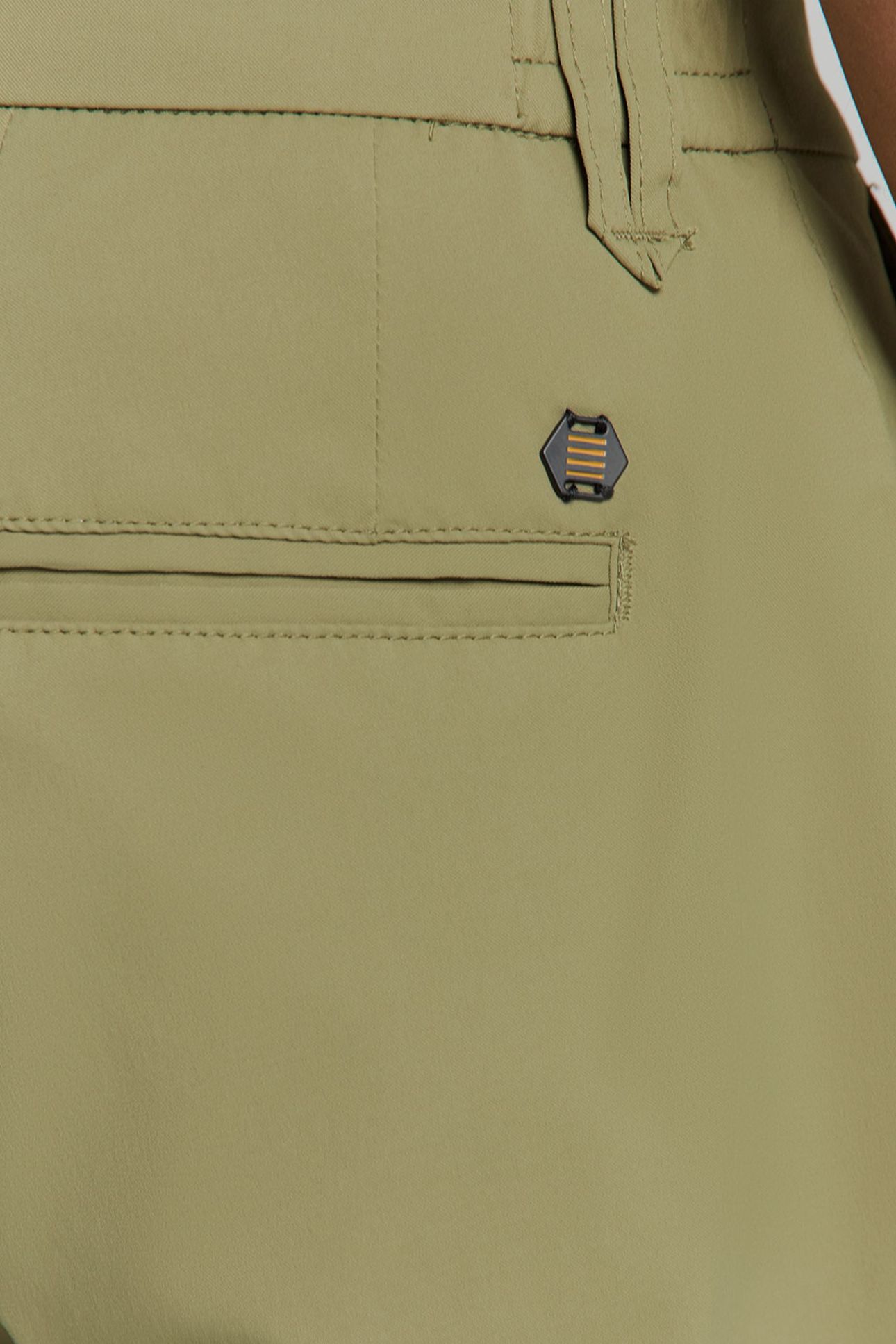 SHORT STRETCH CHINO TRAVEL TWILL MID ARMY 7